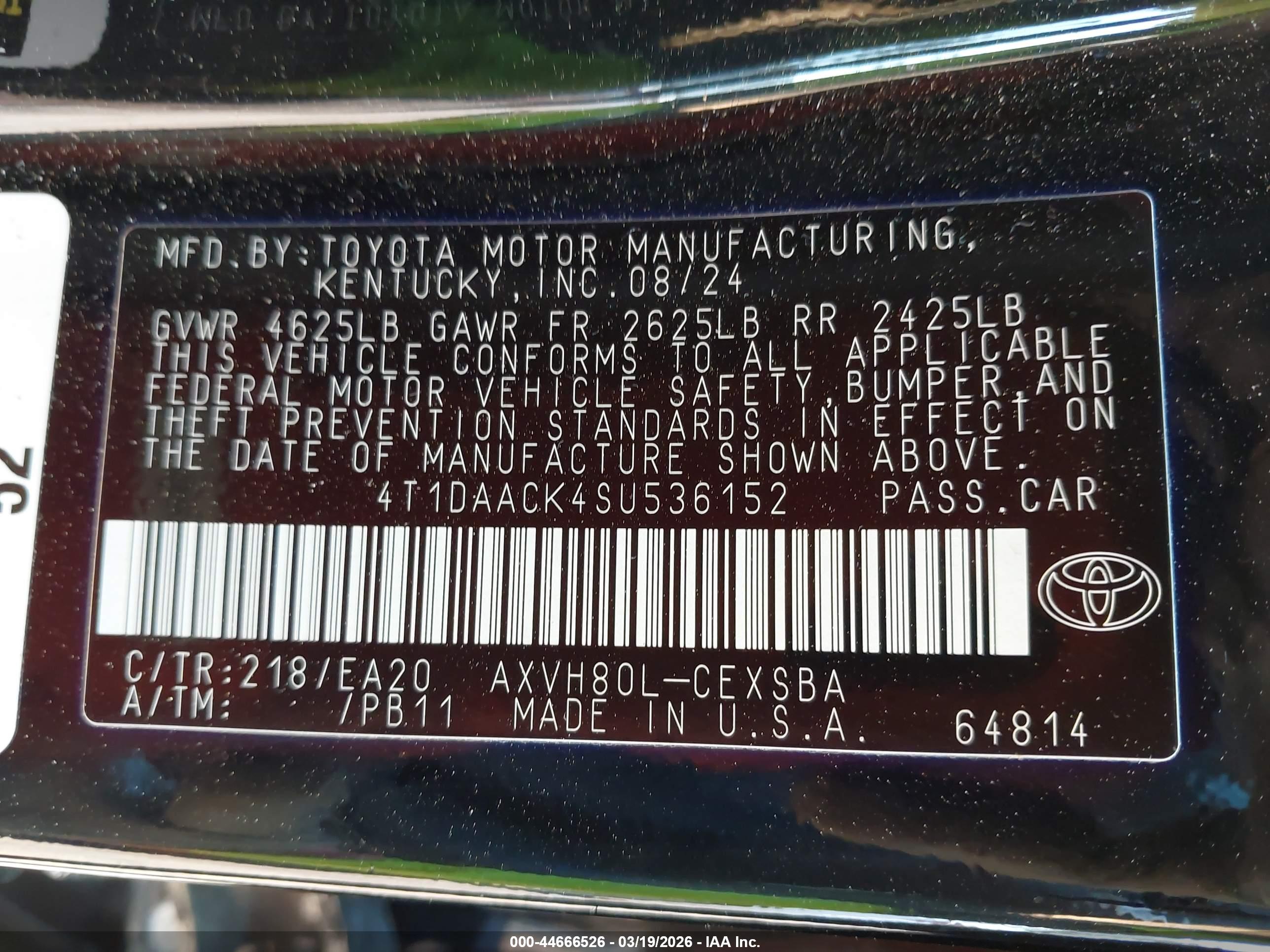 TOYOTA CAMRY image 9