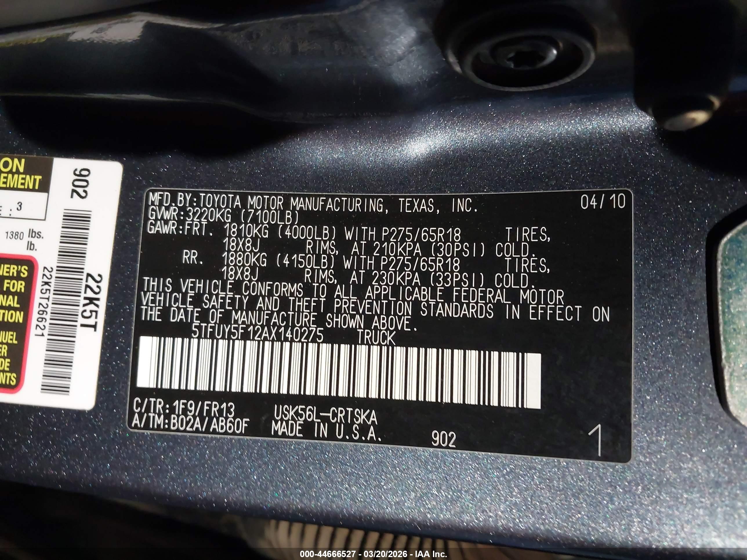 TOYOTA TUNDRA image 9