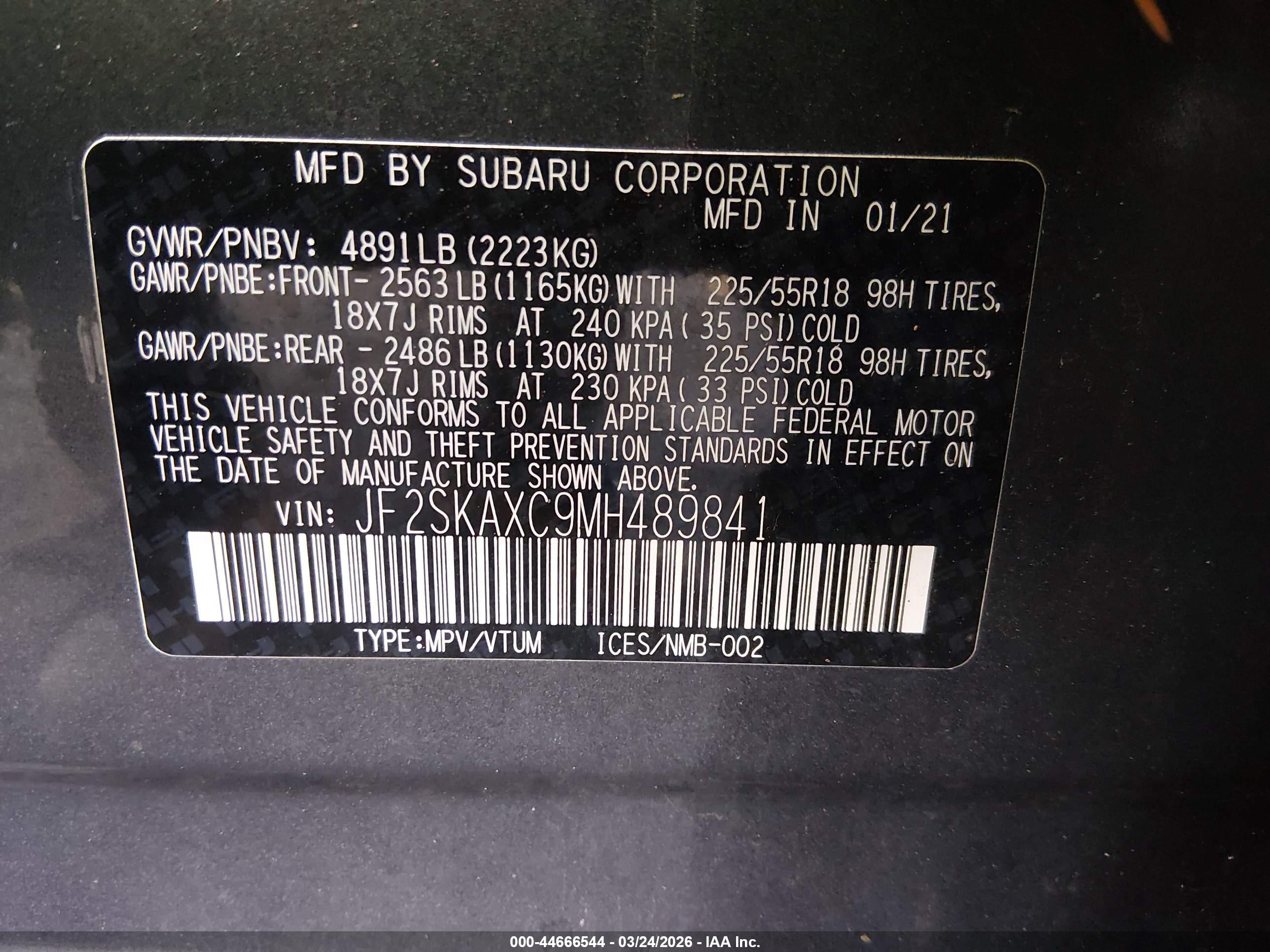 SUBARU FORESTER image 9