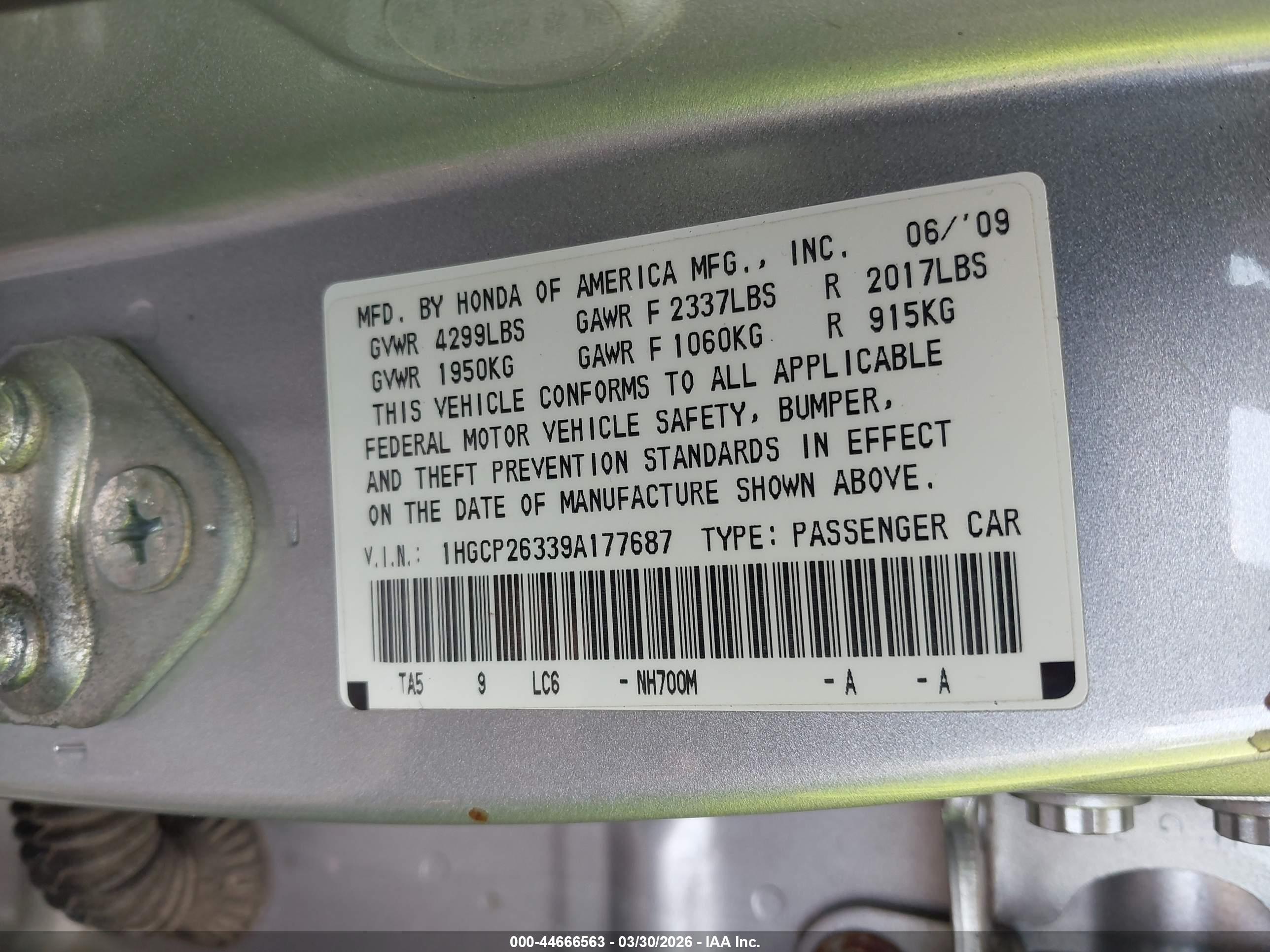 HONDA ACCORD image 9