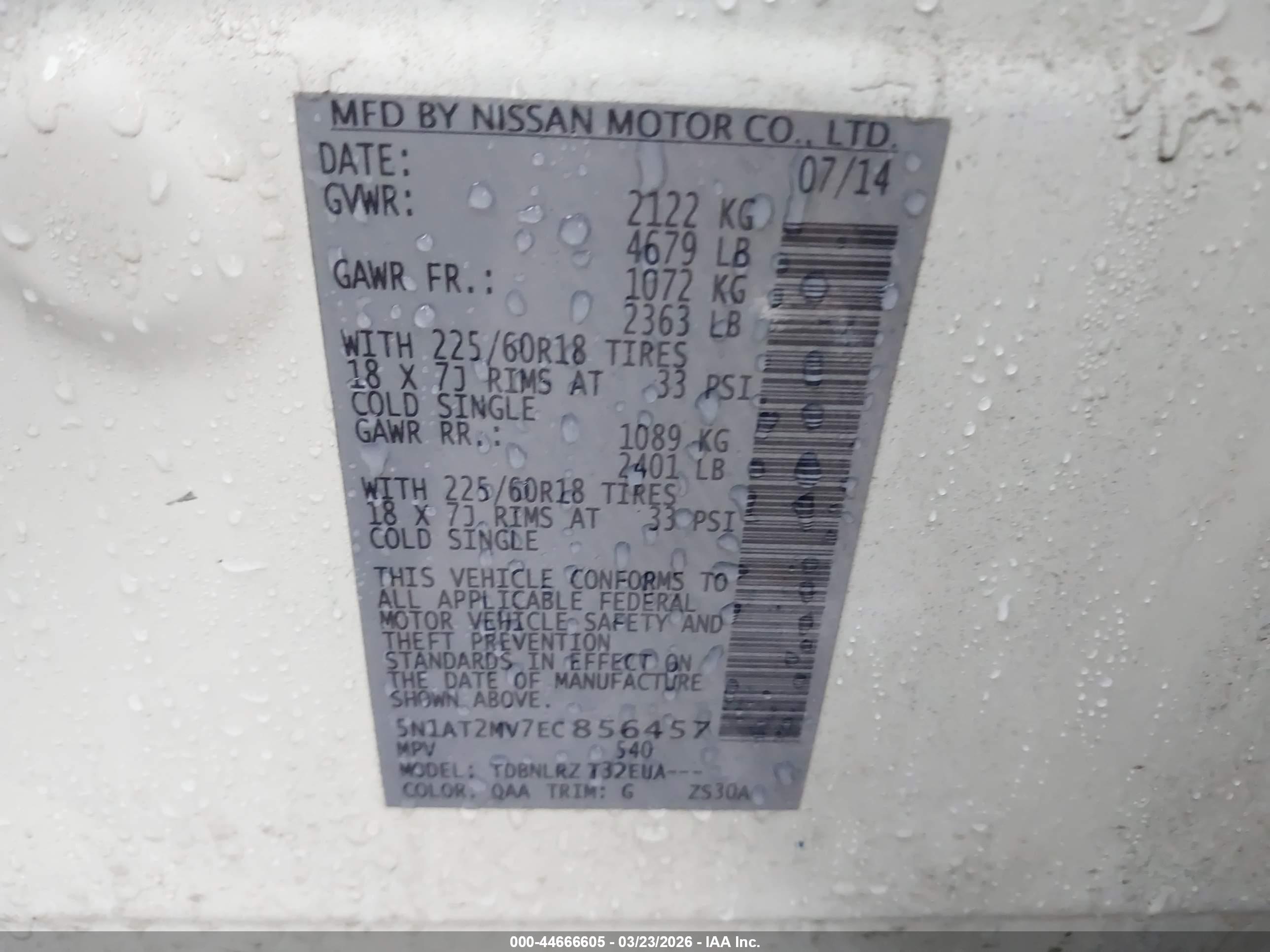 NISSAN ROGUE image 9