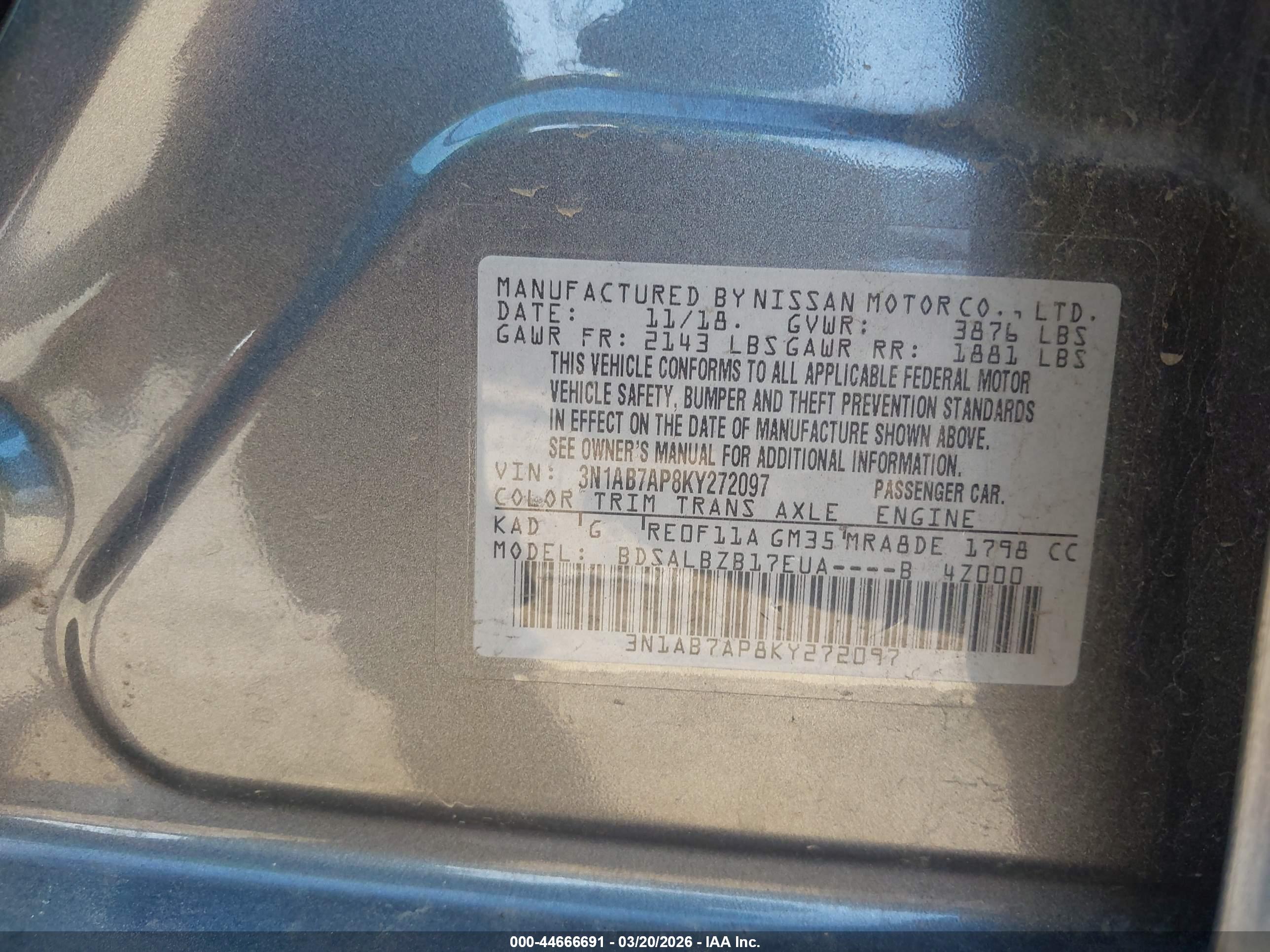 NISSAN SENTRA image 9
