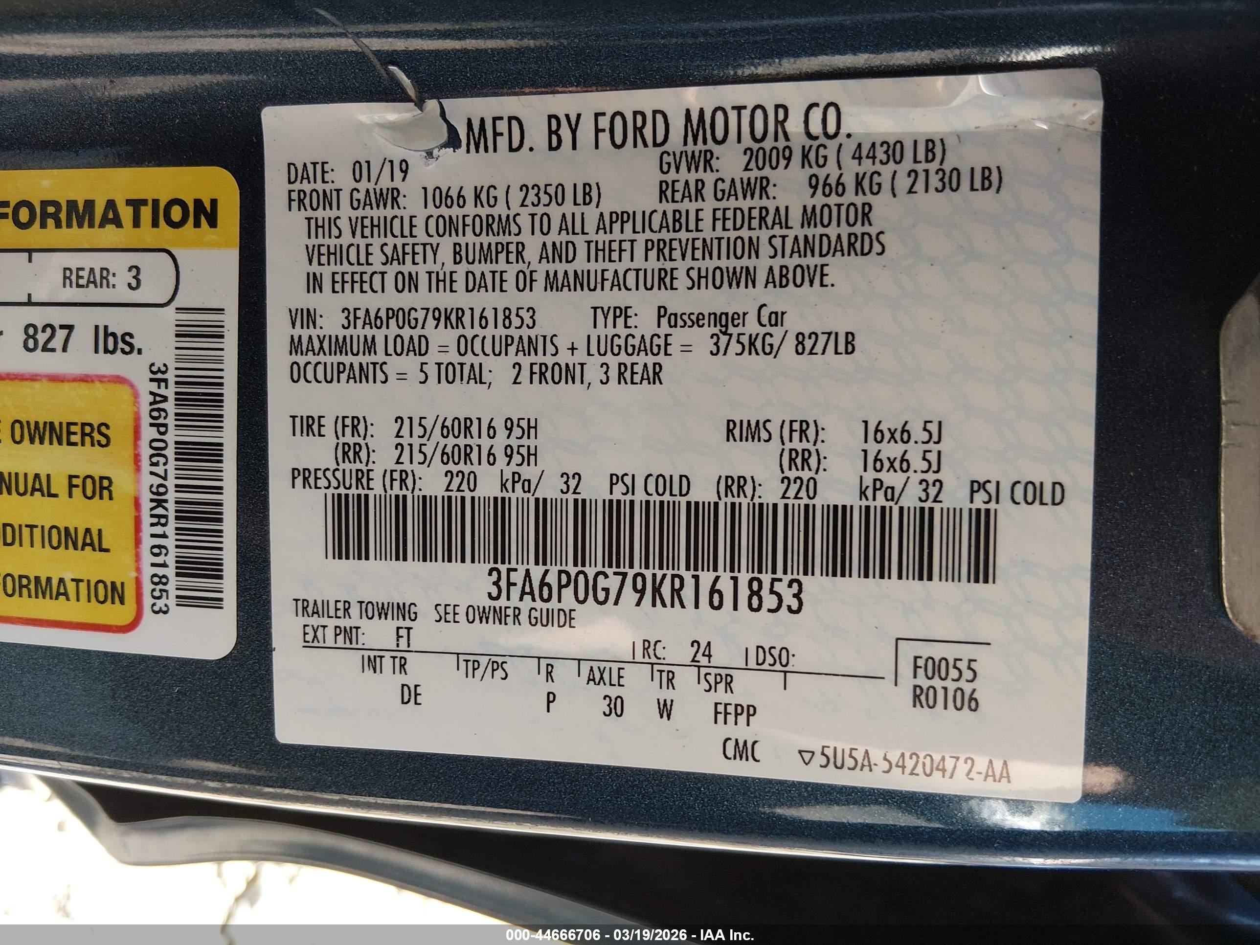 FORD FUSION image 9