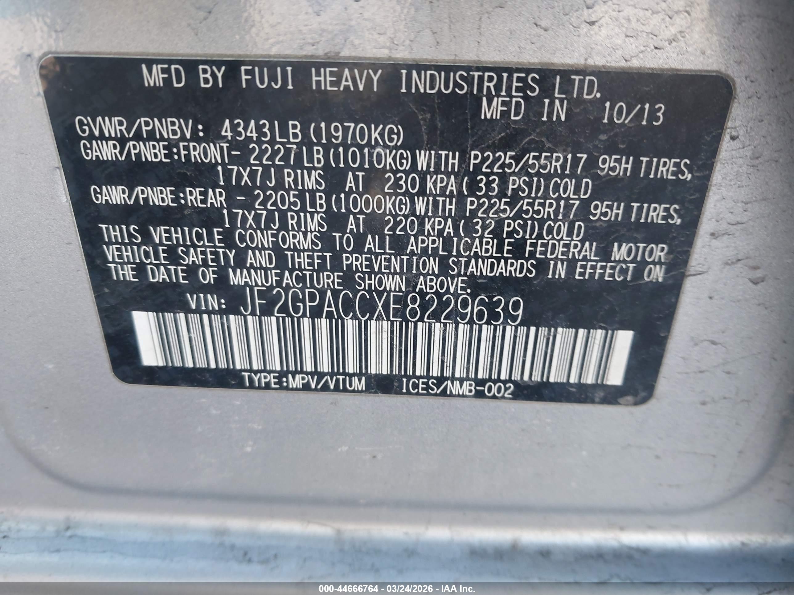 SUBARU XV image 9