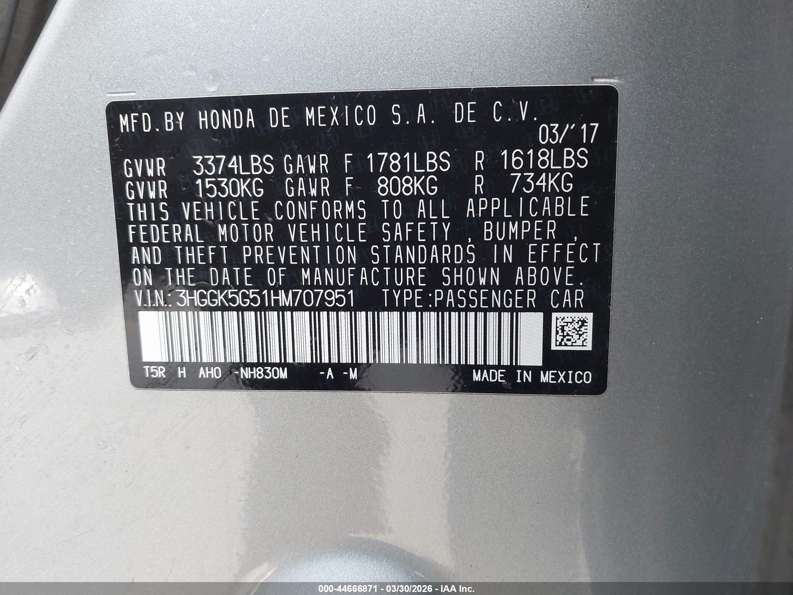 HONDA FIT image 9