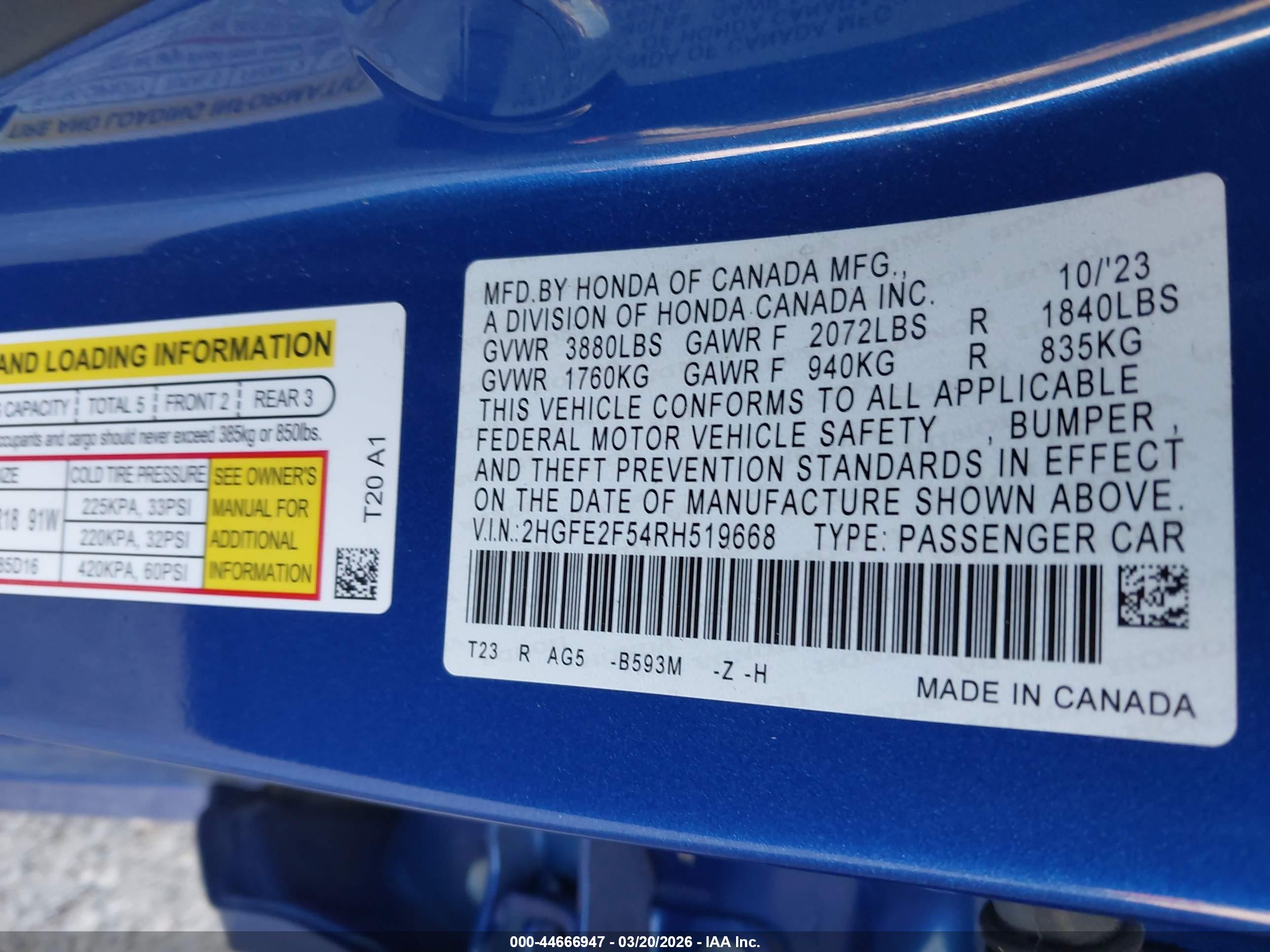 HONDA CIVIC image 9