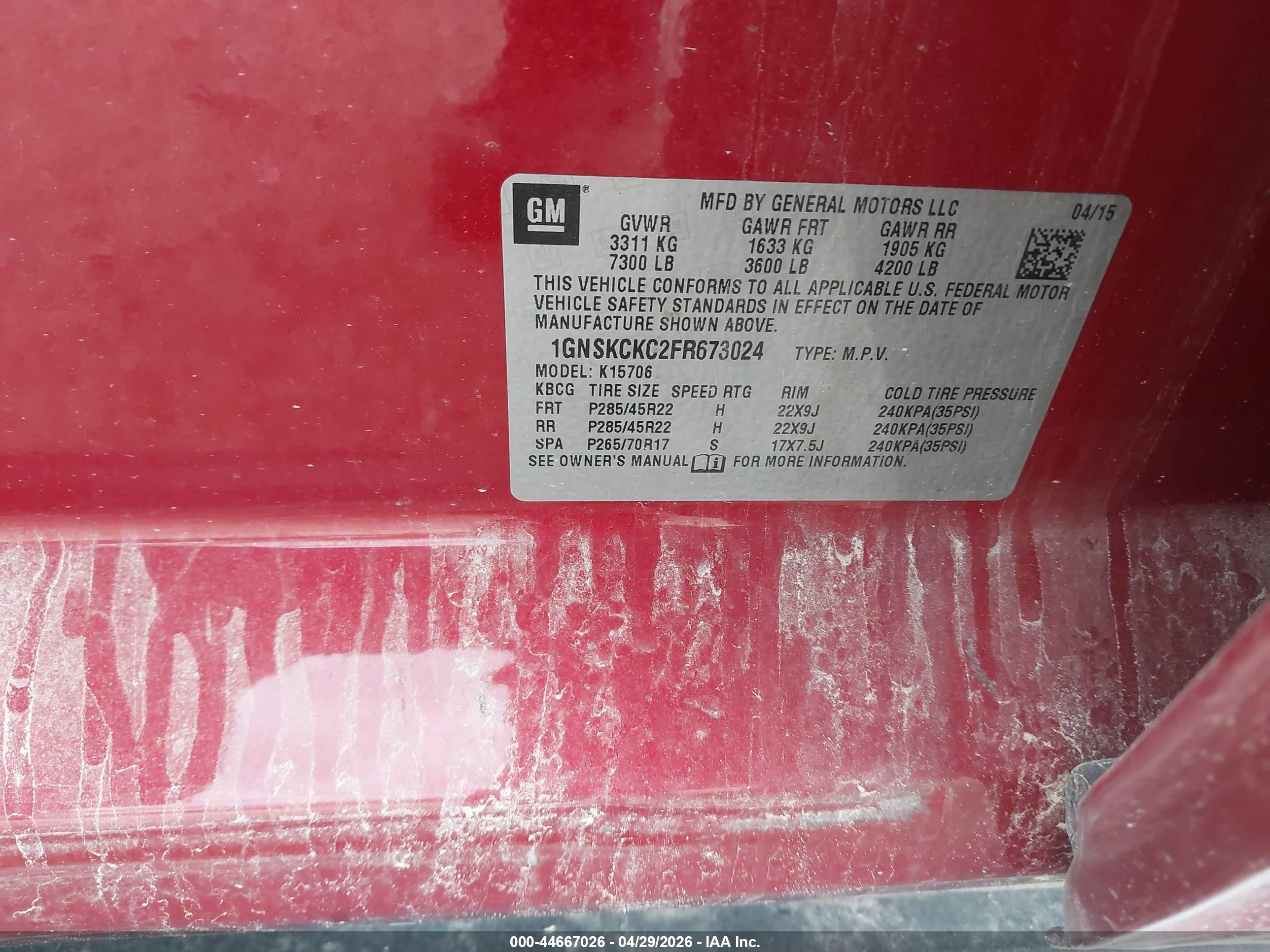 CHEVROLET TAHOE image 9