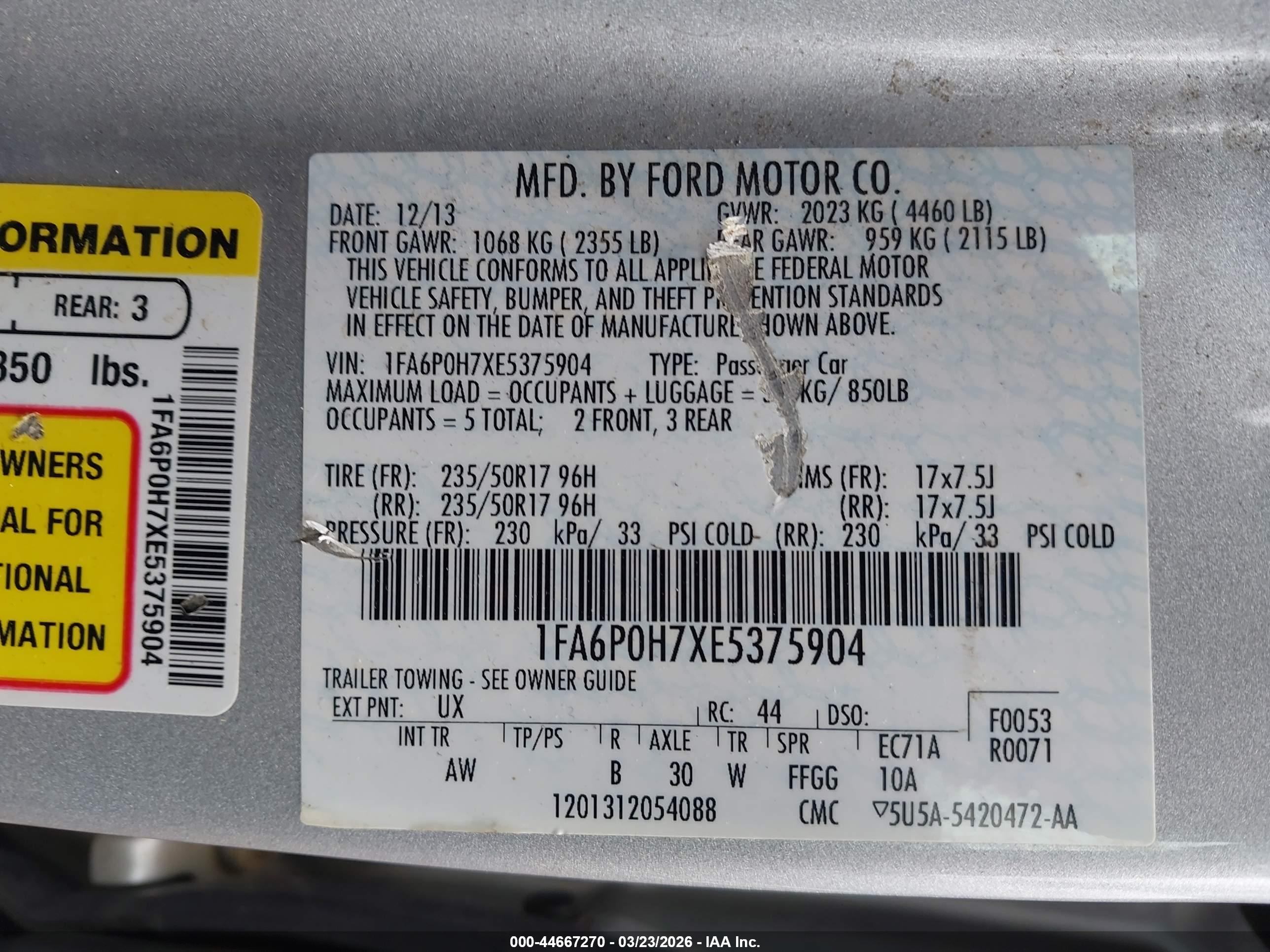 FORD FUSION image 9
