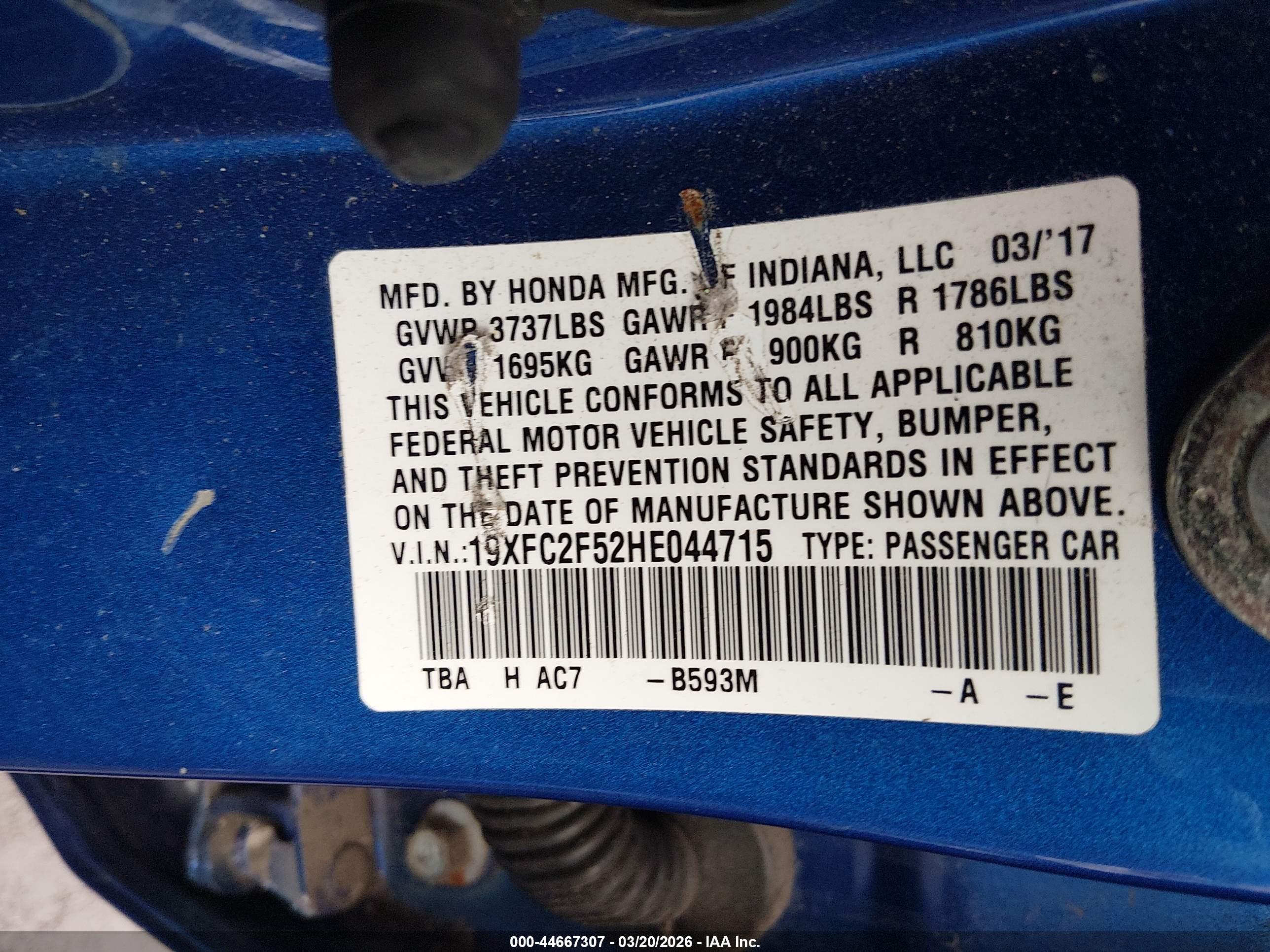 HONDA CIVIC image 9
