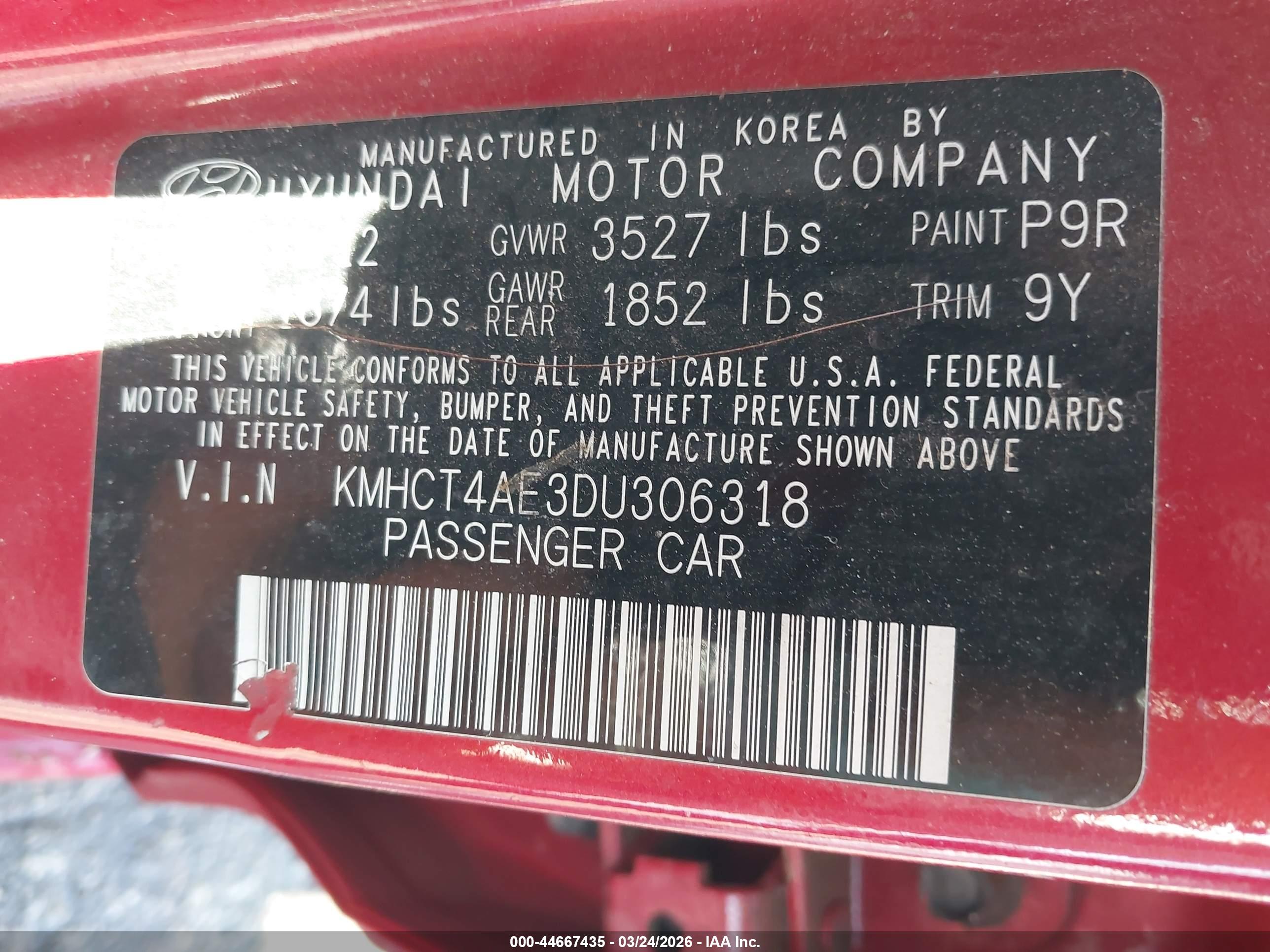 HYUNDAI ACCENT image 9