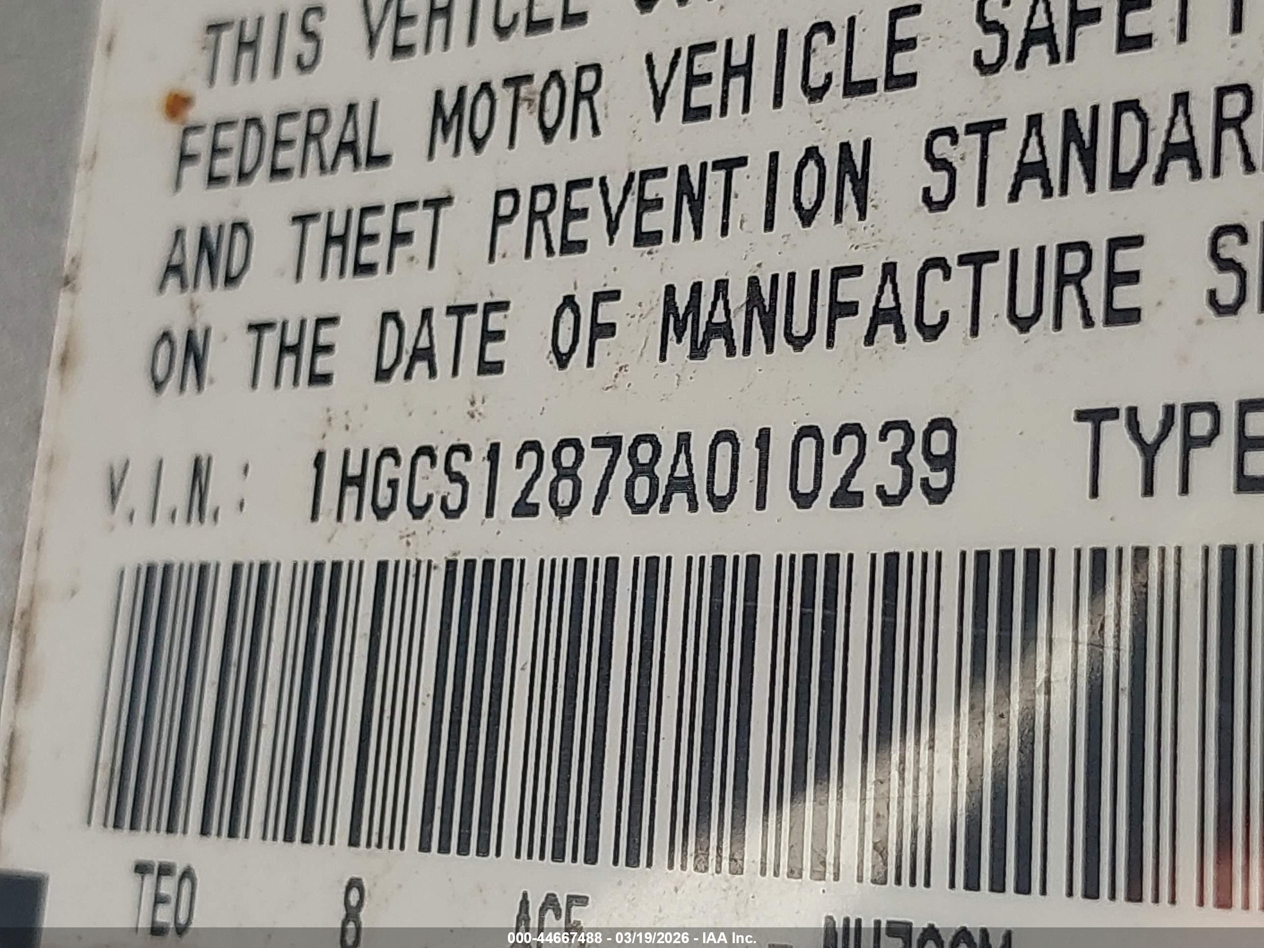 HONDA ACCORD image 9