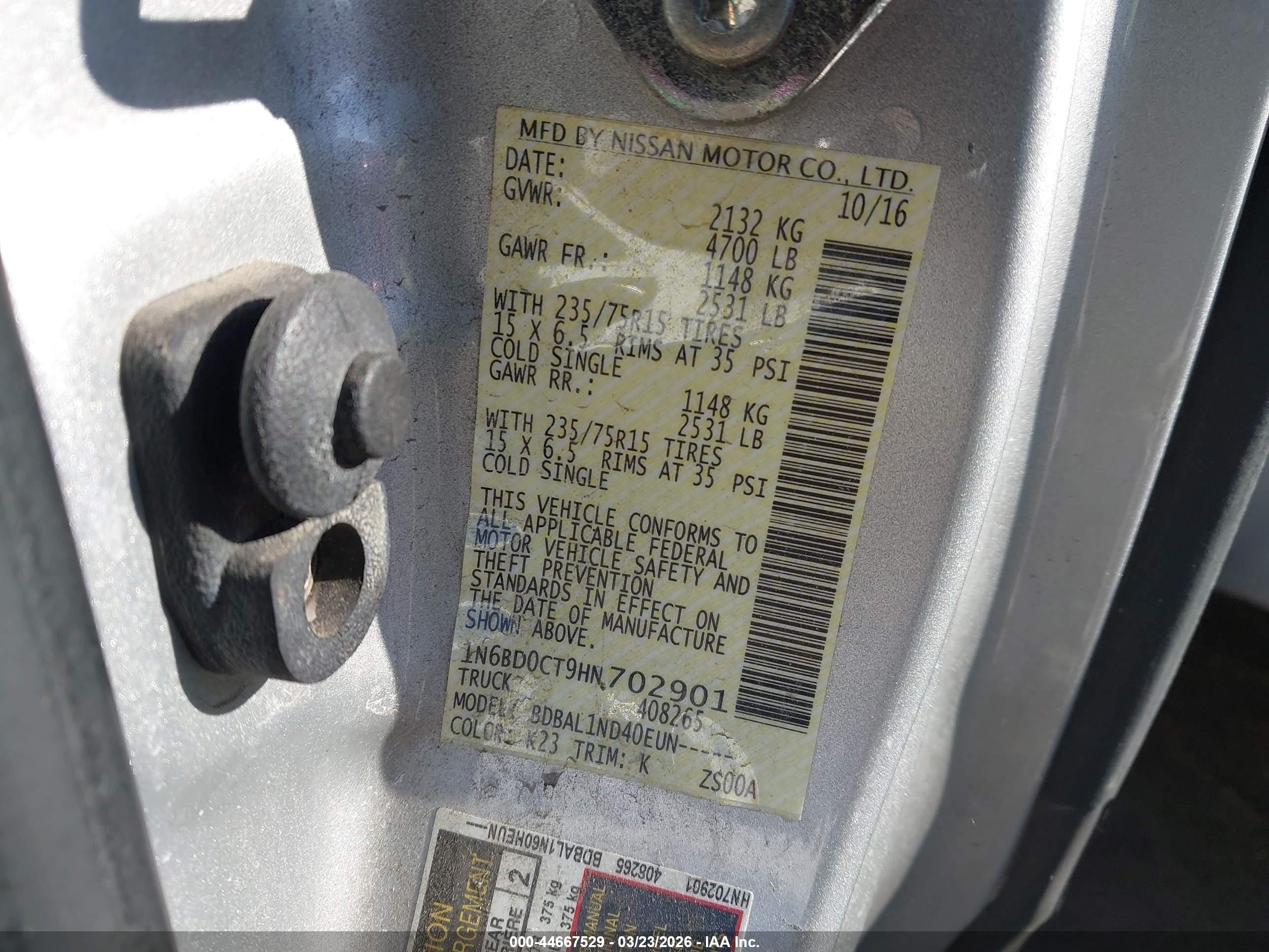 NISSAN FRONTIER image 9