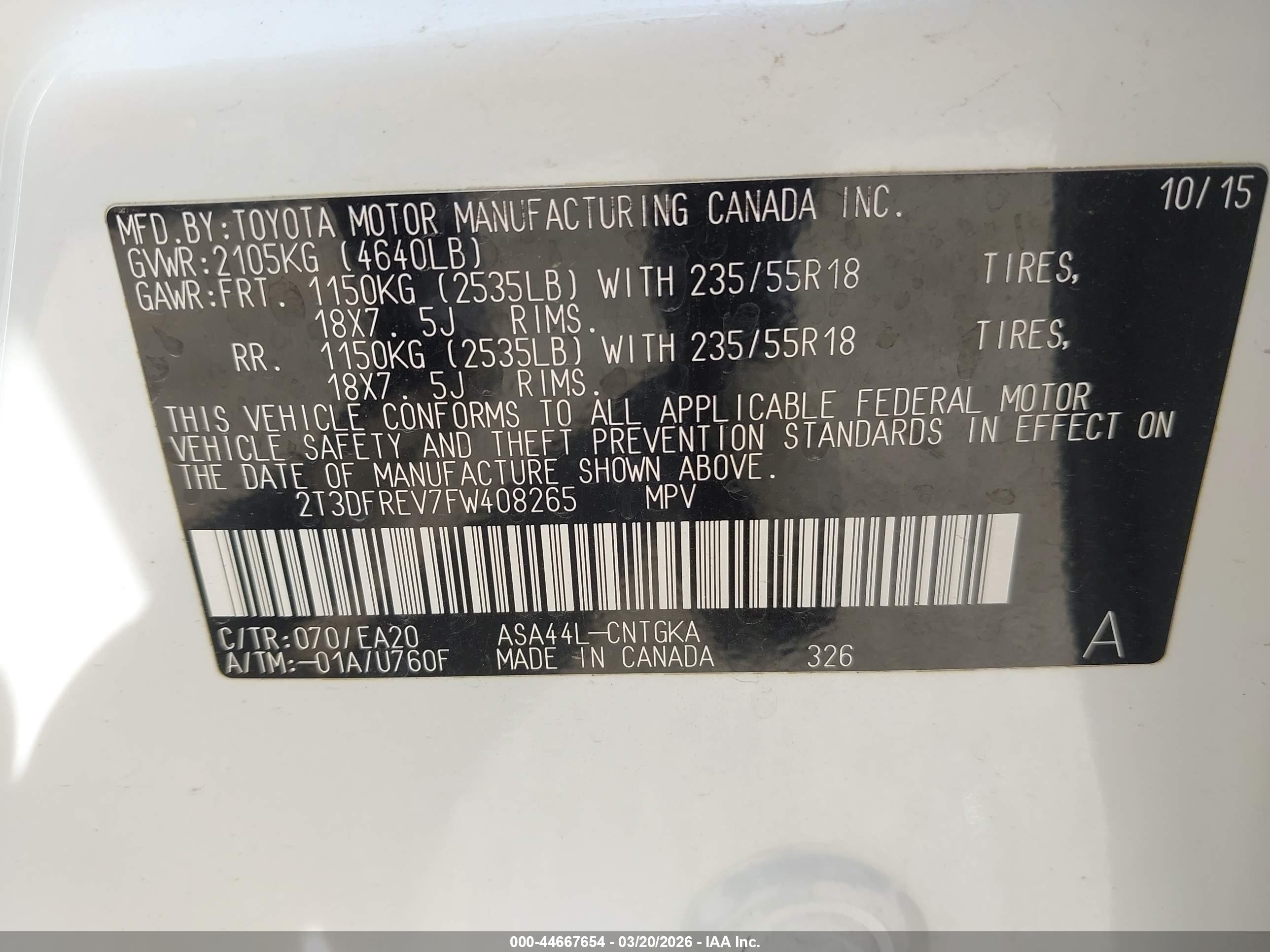 TOYOTA RAV4 image 9