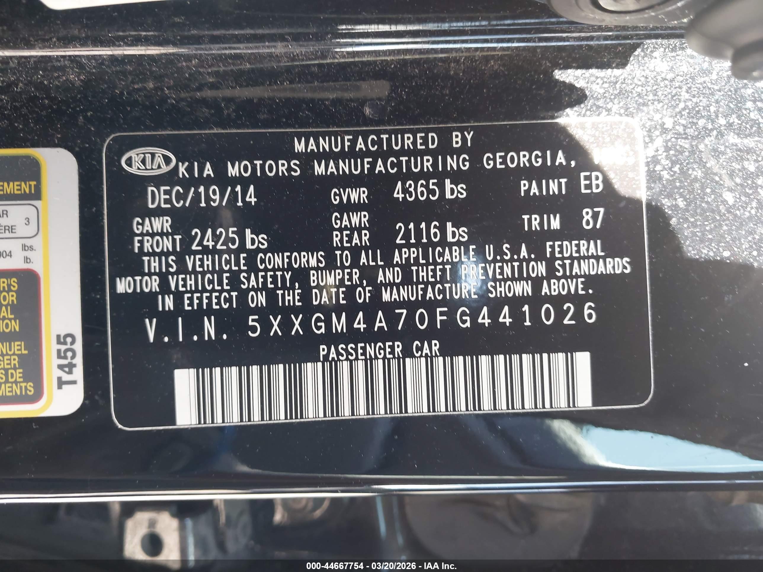 KIA OPTIMA image 9