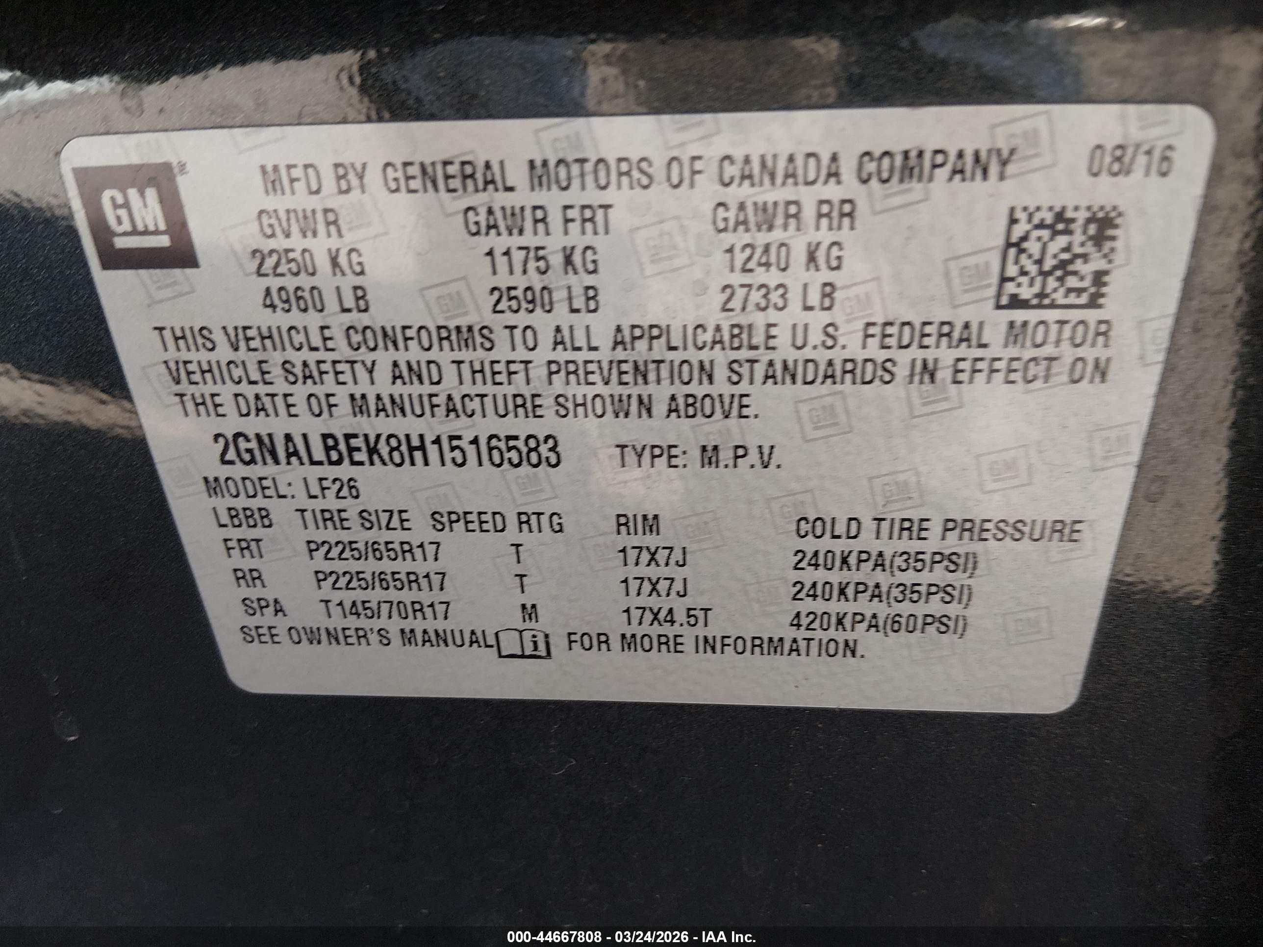 CHEVROLET EQUINOX image 9