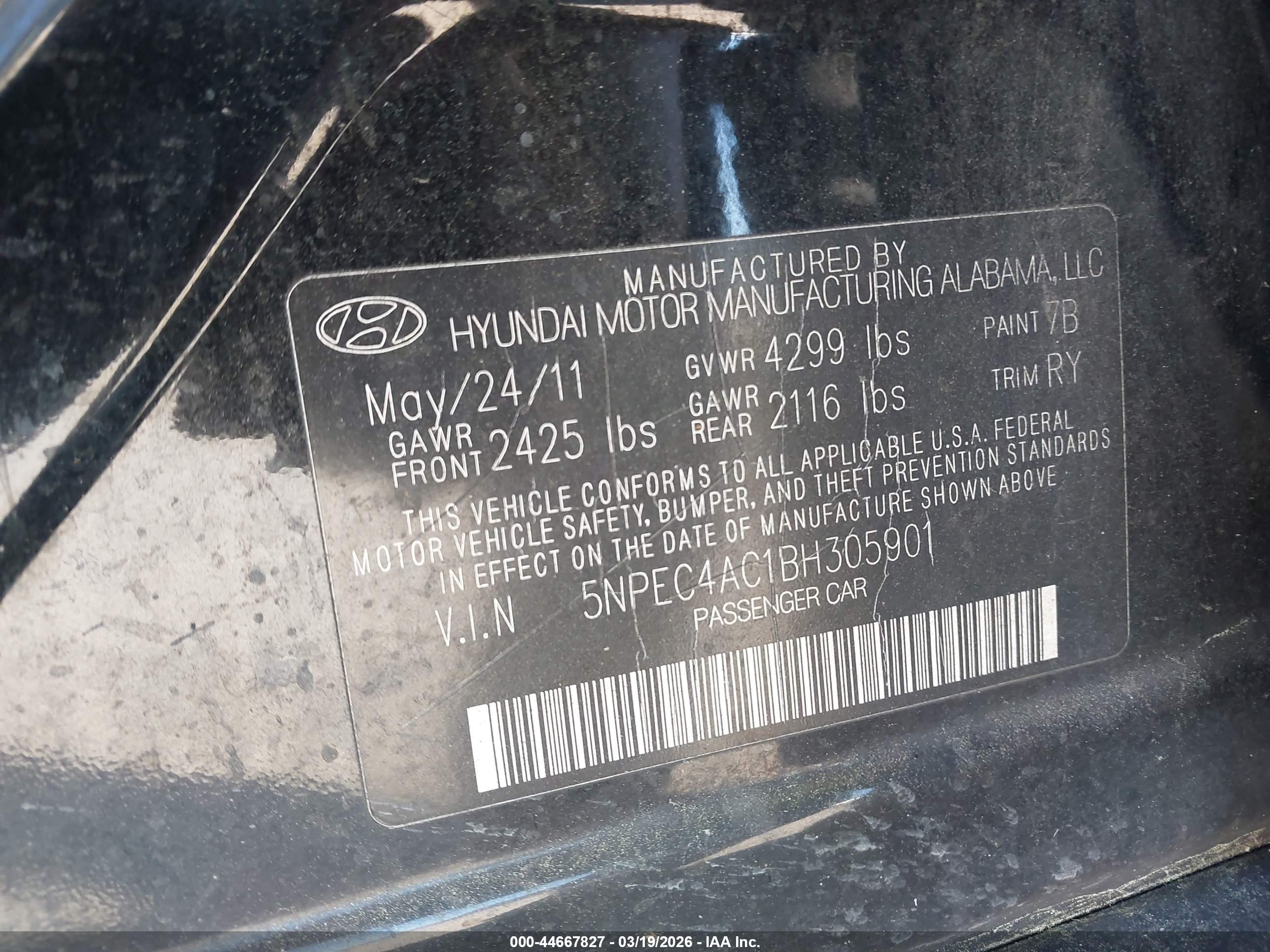 HYUNDAI SONATA image 9