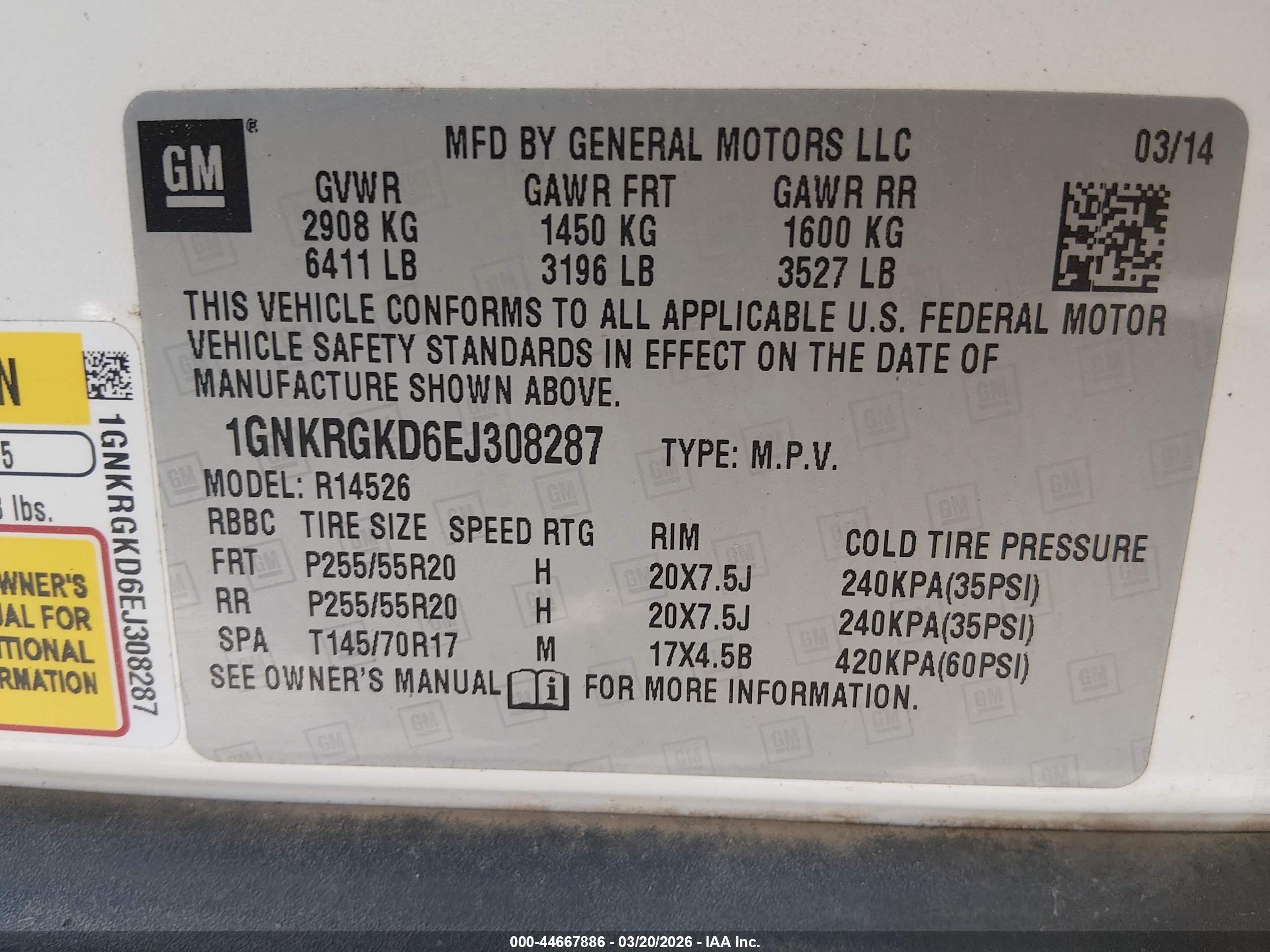 CHEVROLET TRAVERSE image 9
