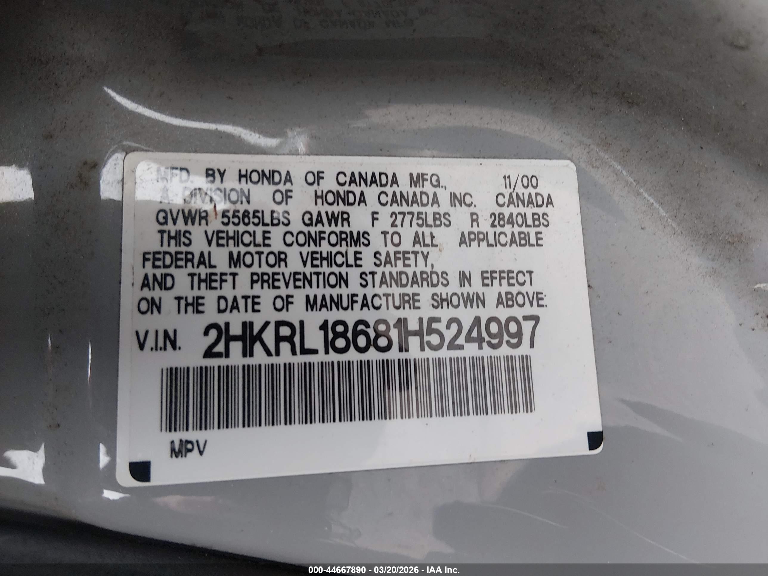 HONDA ODYSSEY image 9