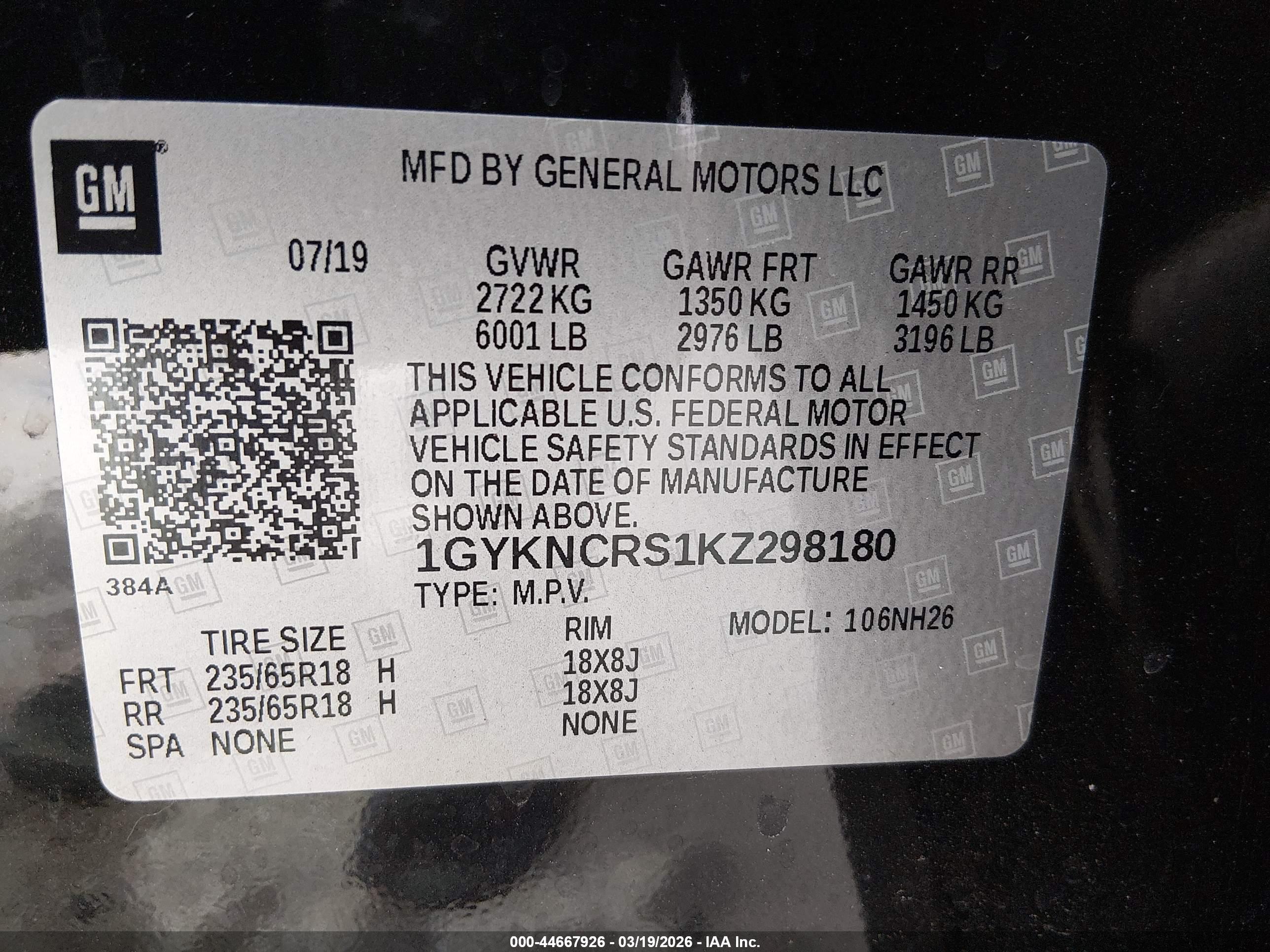 CADILLAC XT5 image 9