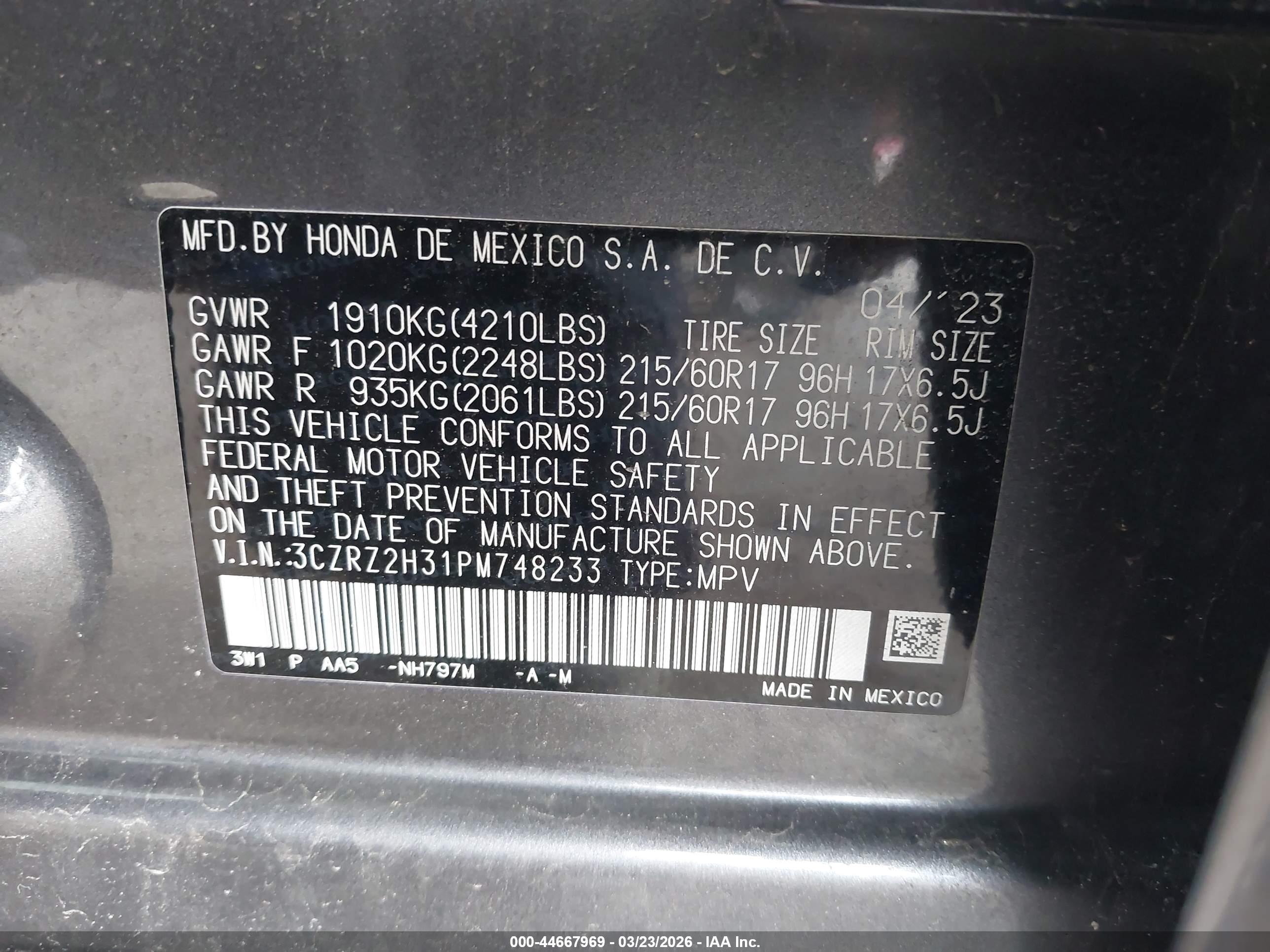 HONDA HR-V image 9