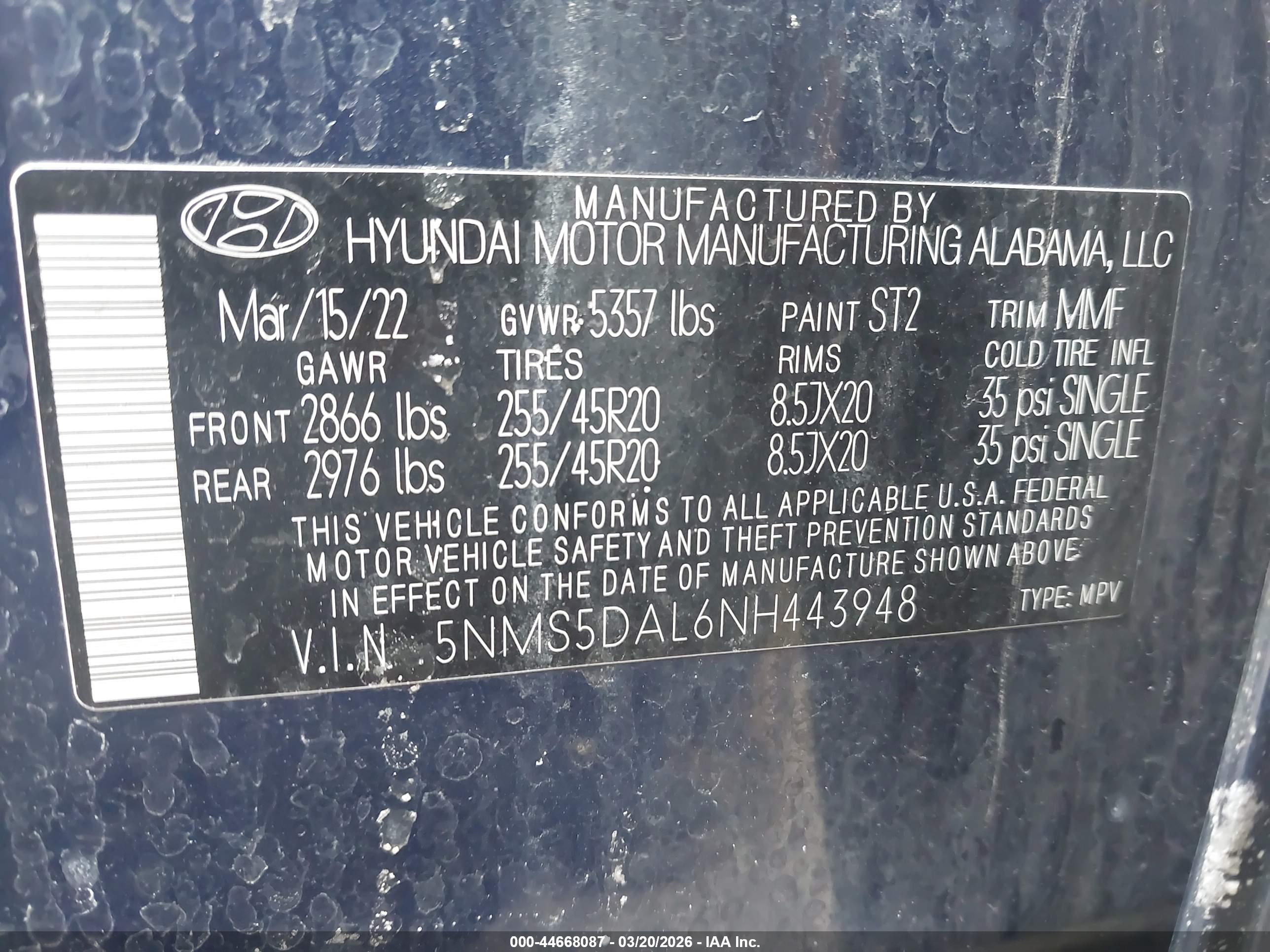 HYUNDAI SANTA image 9