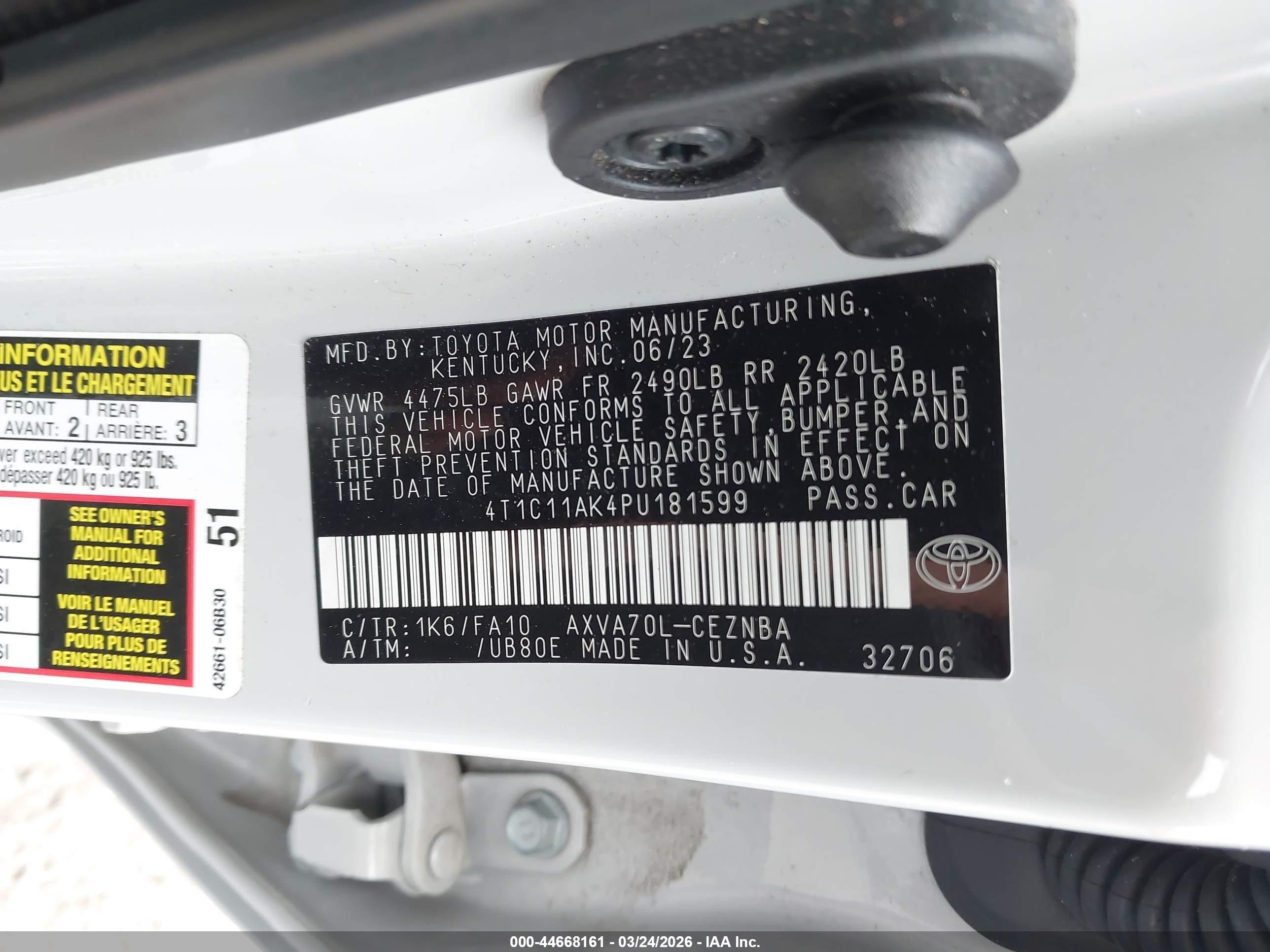 TOYOTA CAMRY image 9