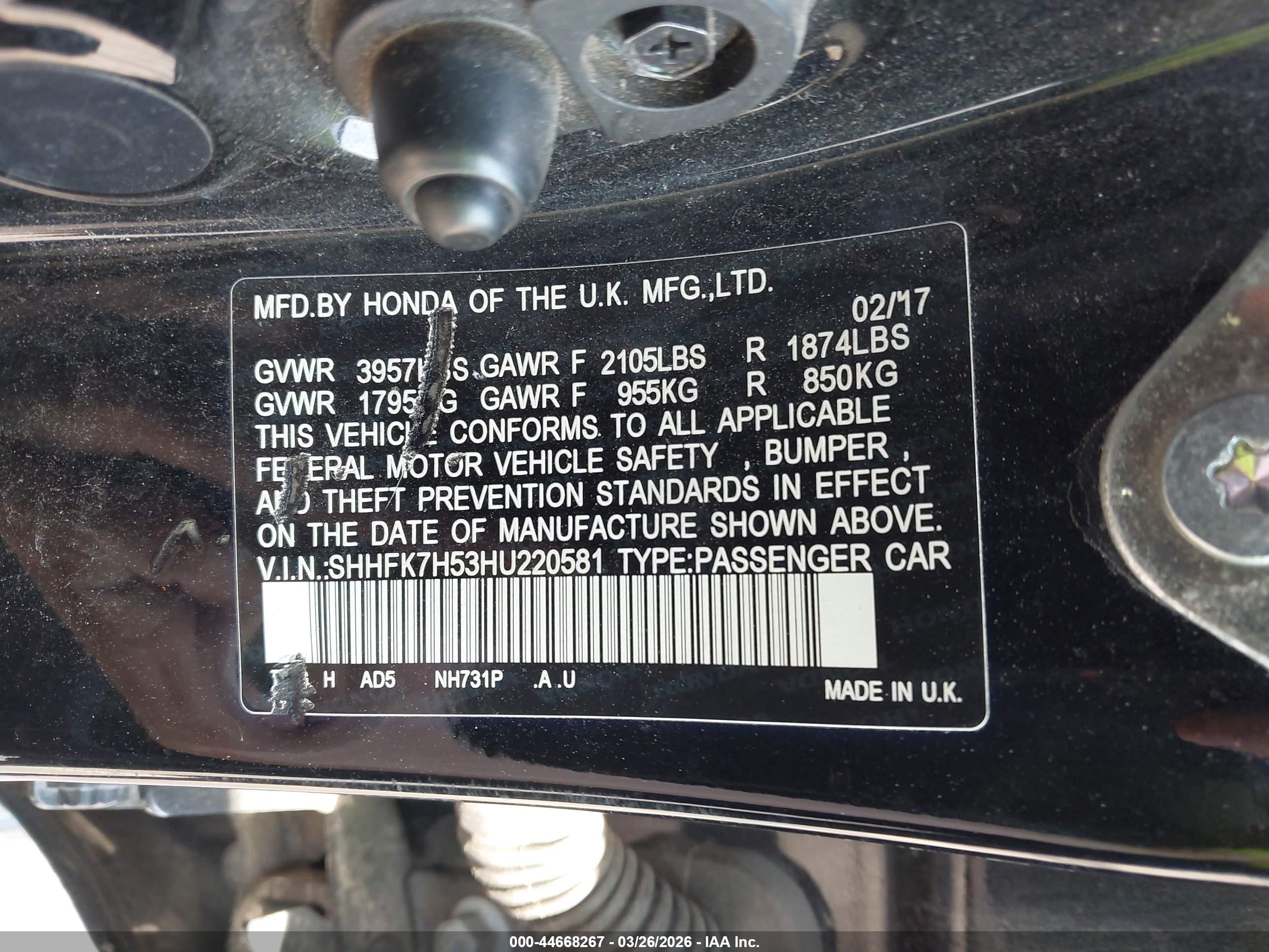 HONDA CIVIC image 9