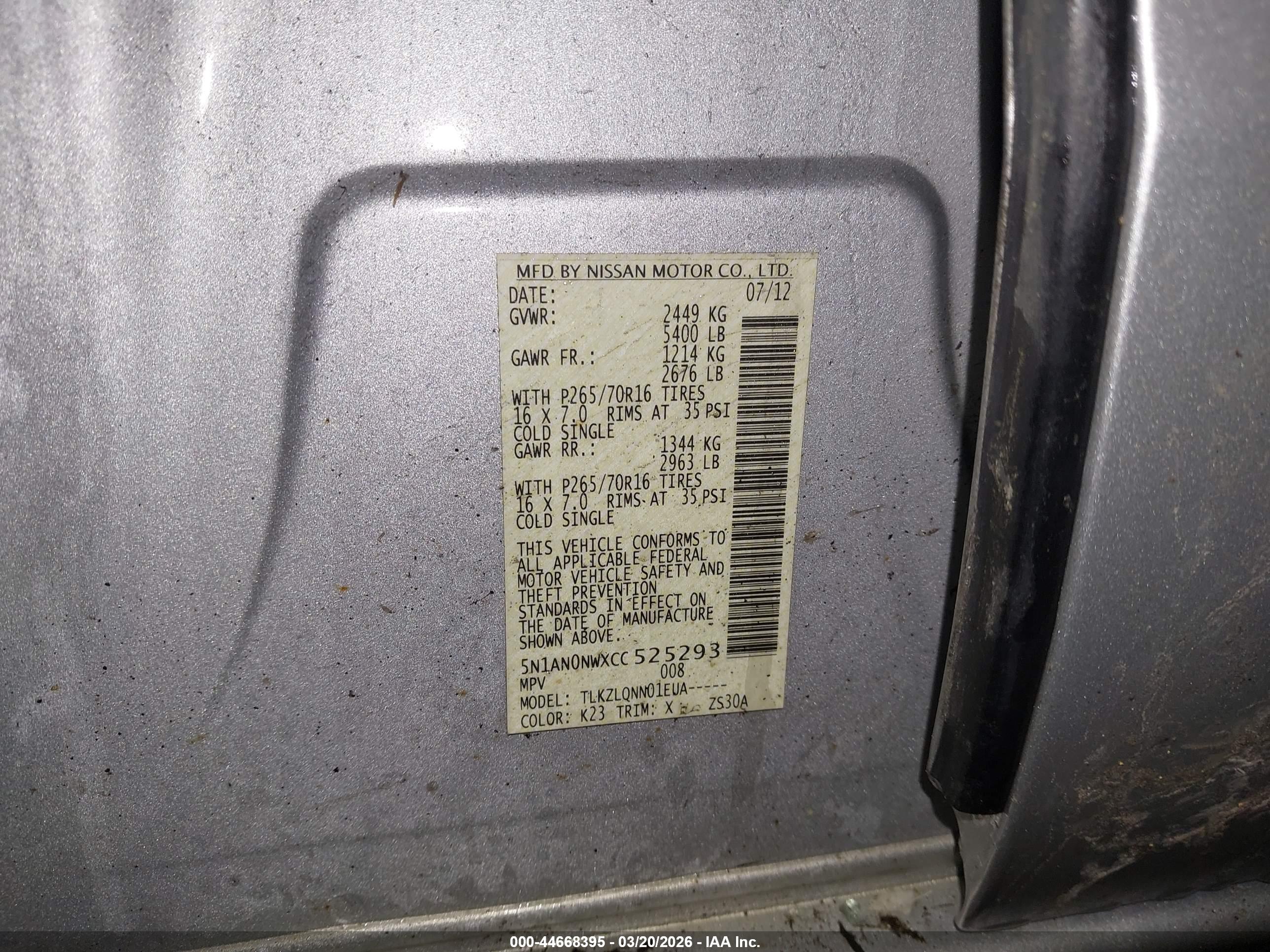 NISSAN XTERRA image 9