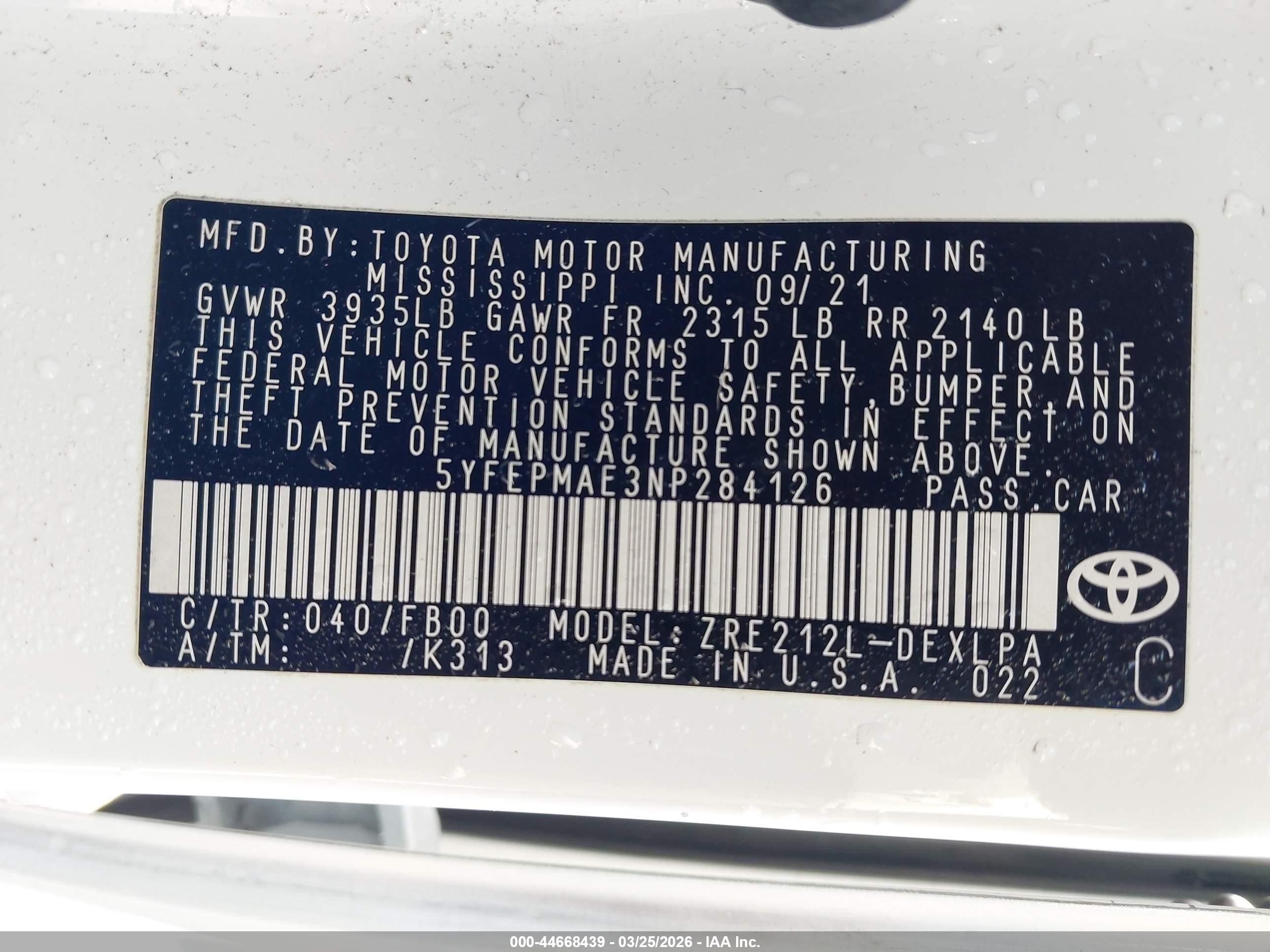TOYOTA COROLLA image 9