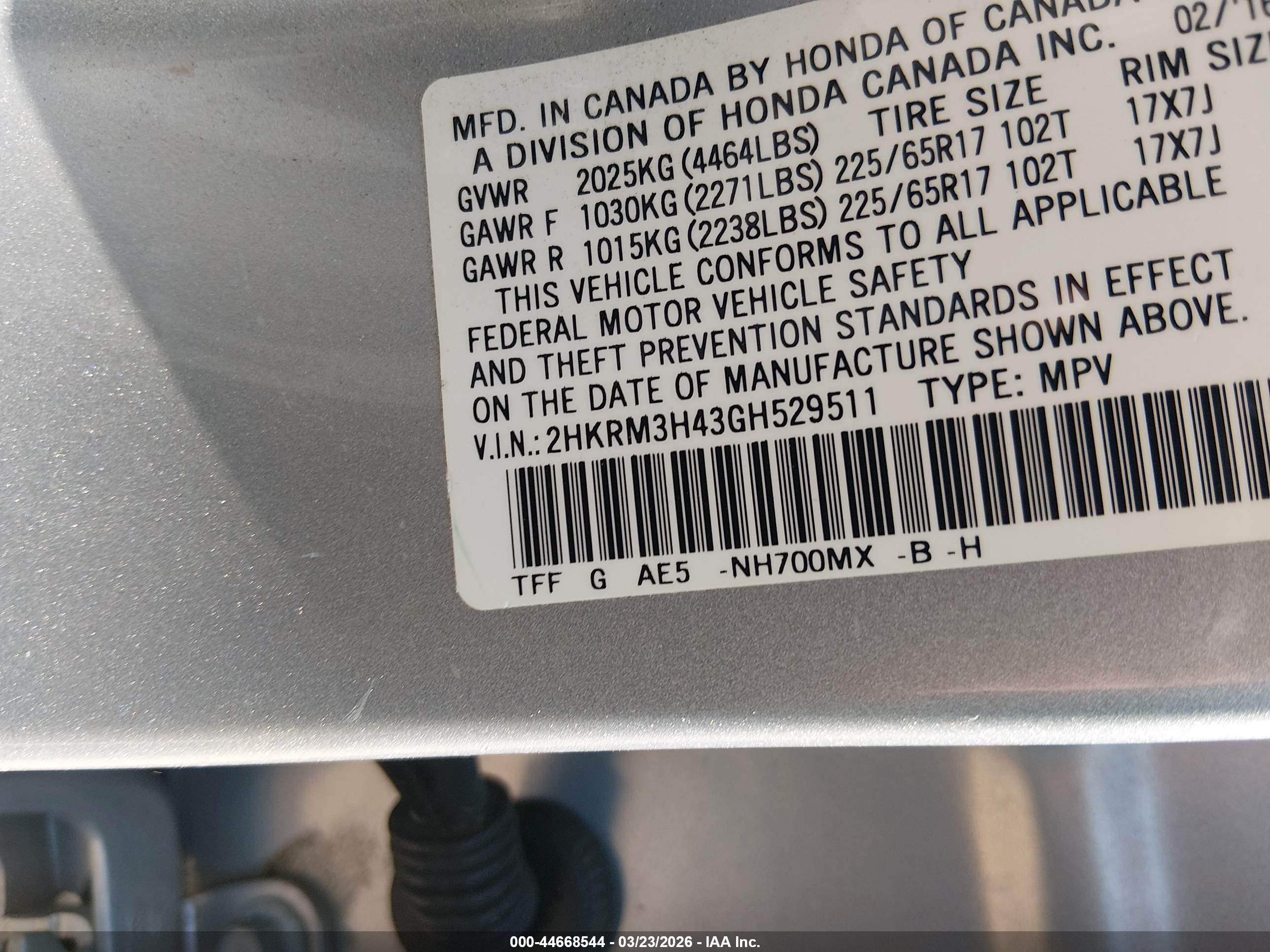 HONDA CR-V image 9