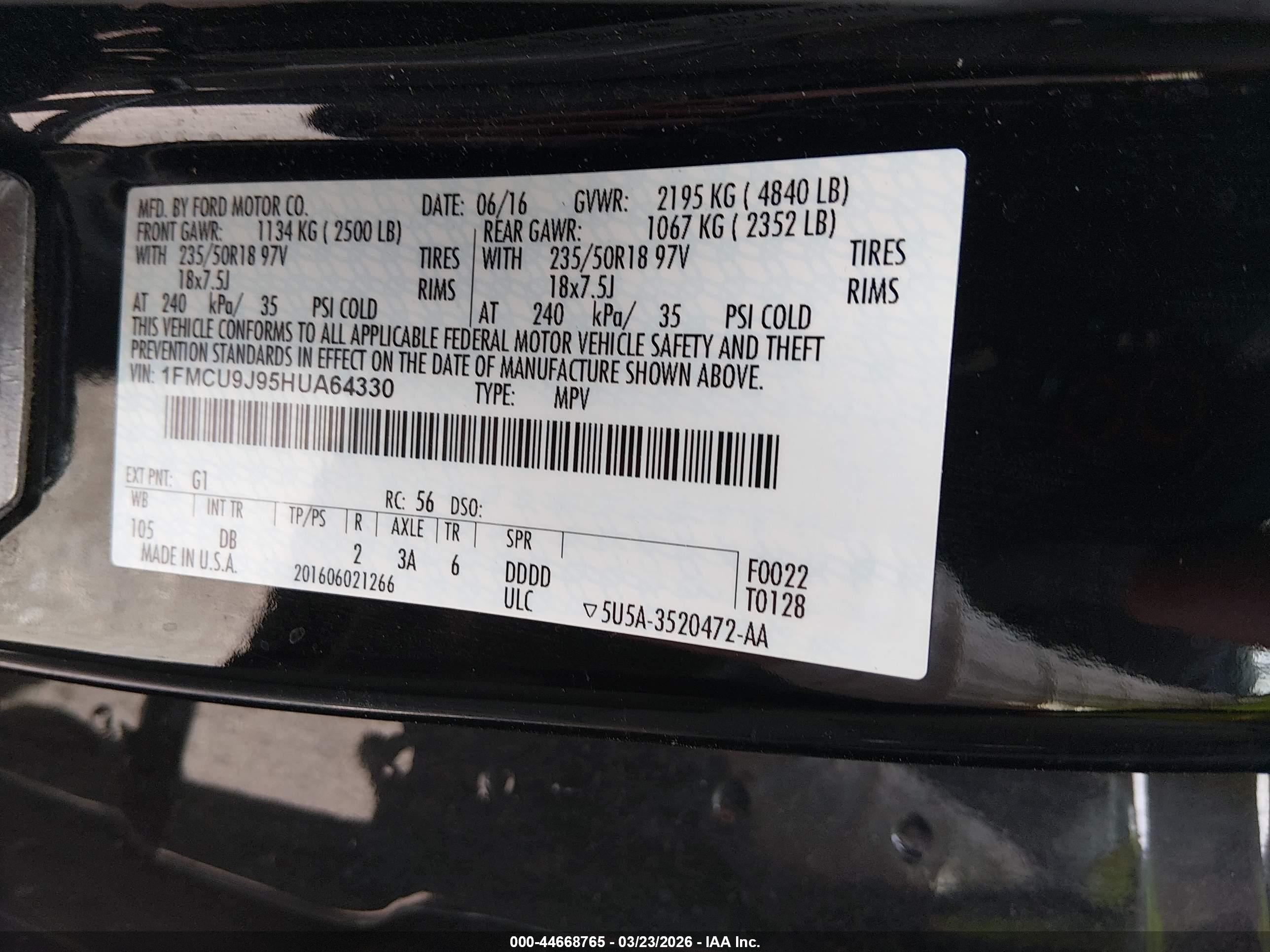 FORD ESCAPE image 9