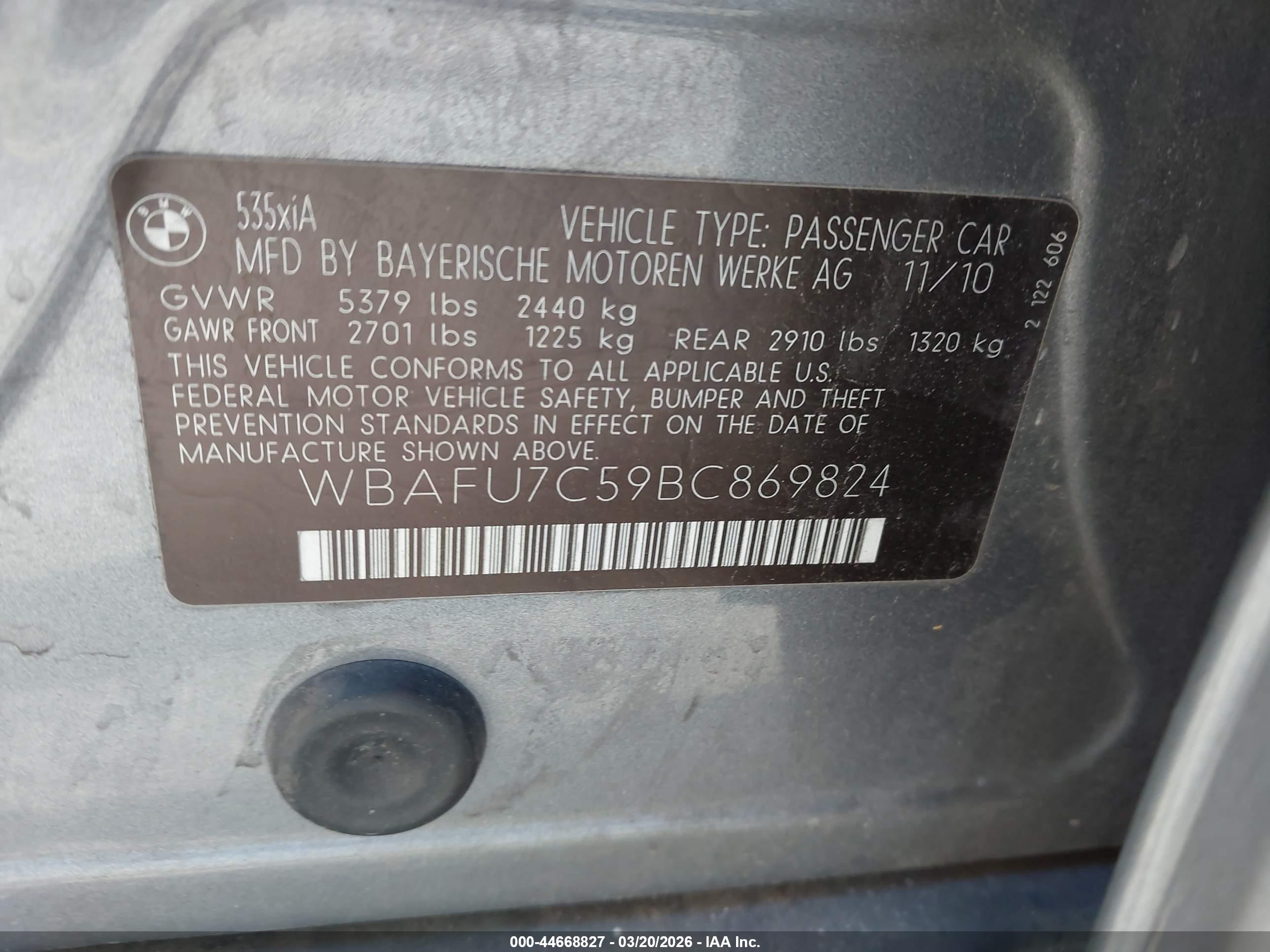 BMW 535I image 9