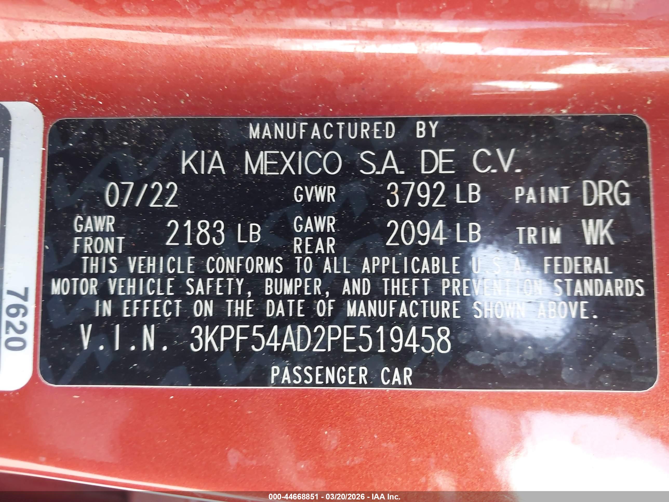 KIA FORTE image 9