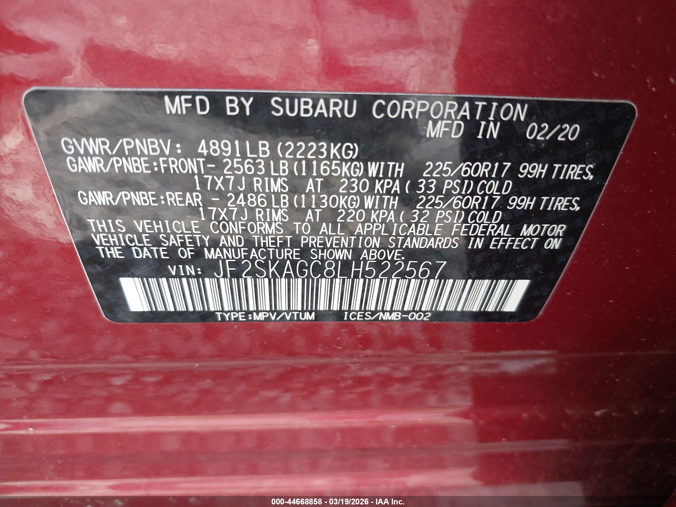SUBARU FORESTER image 9