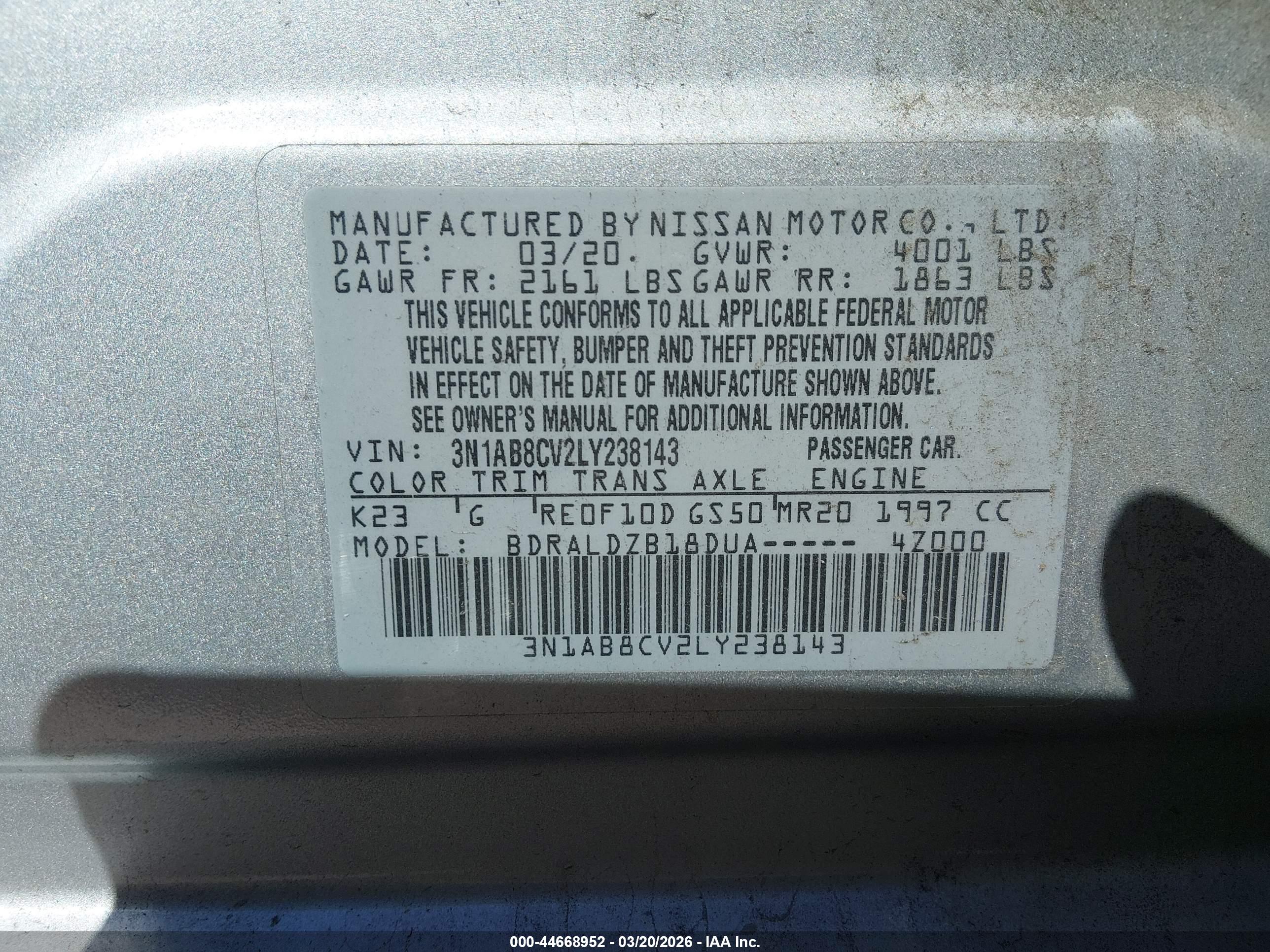 NISSAN SENTRA image 9