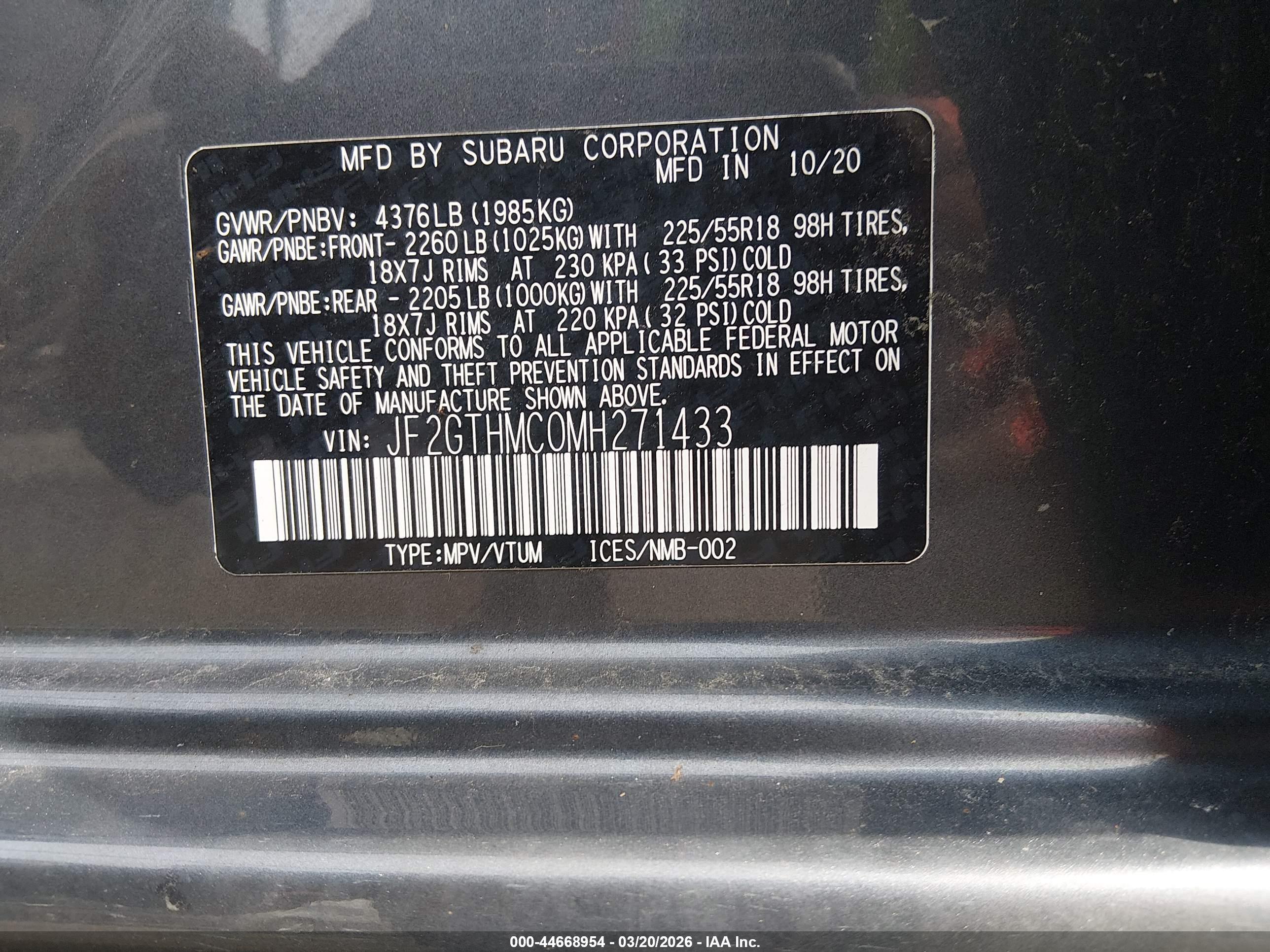 SUBARU CROSSTREK image 9