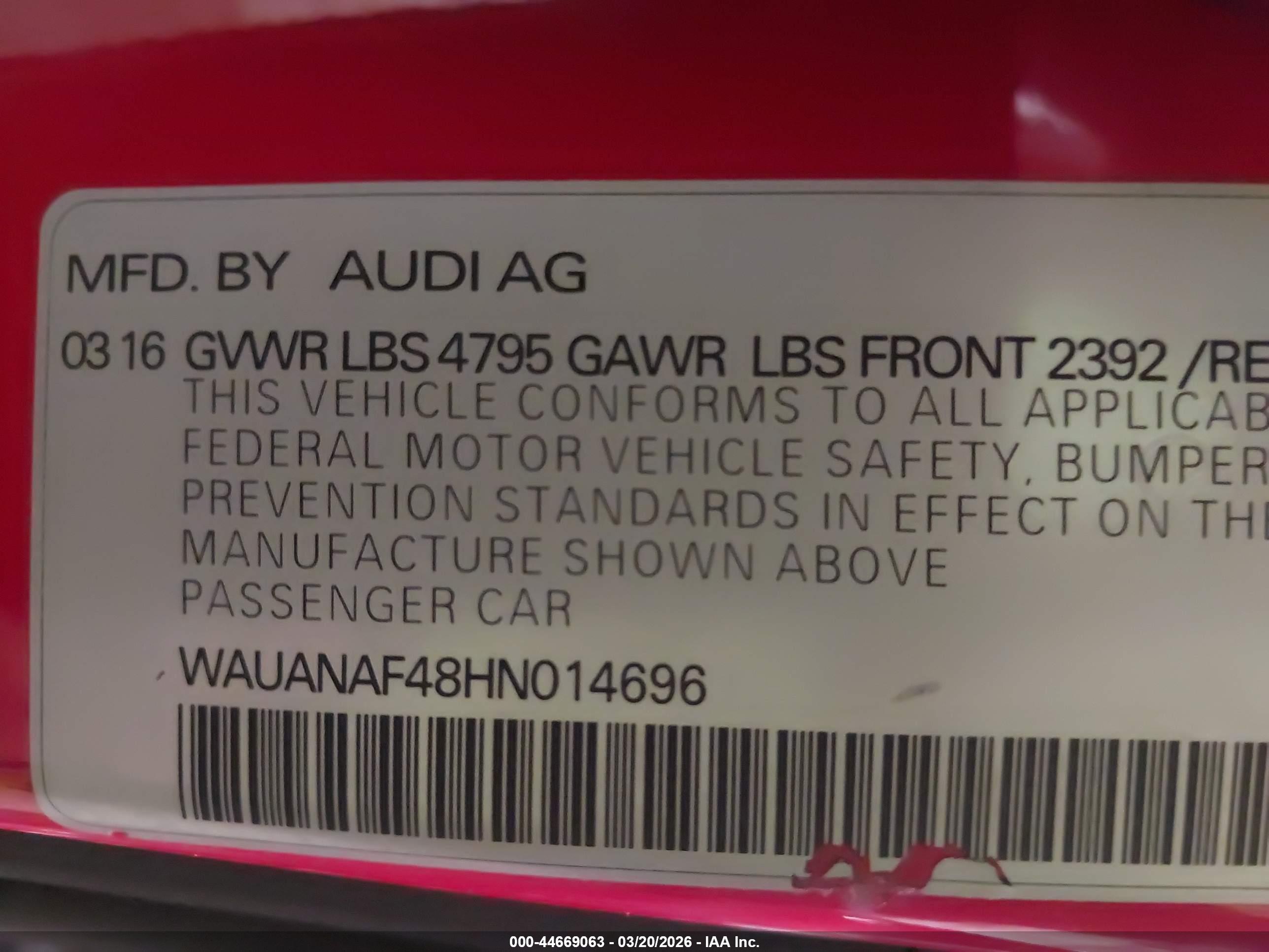 AUDI A4 image 9