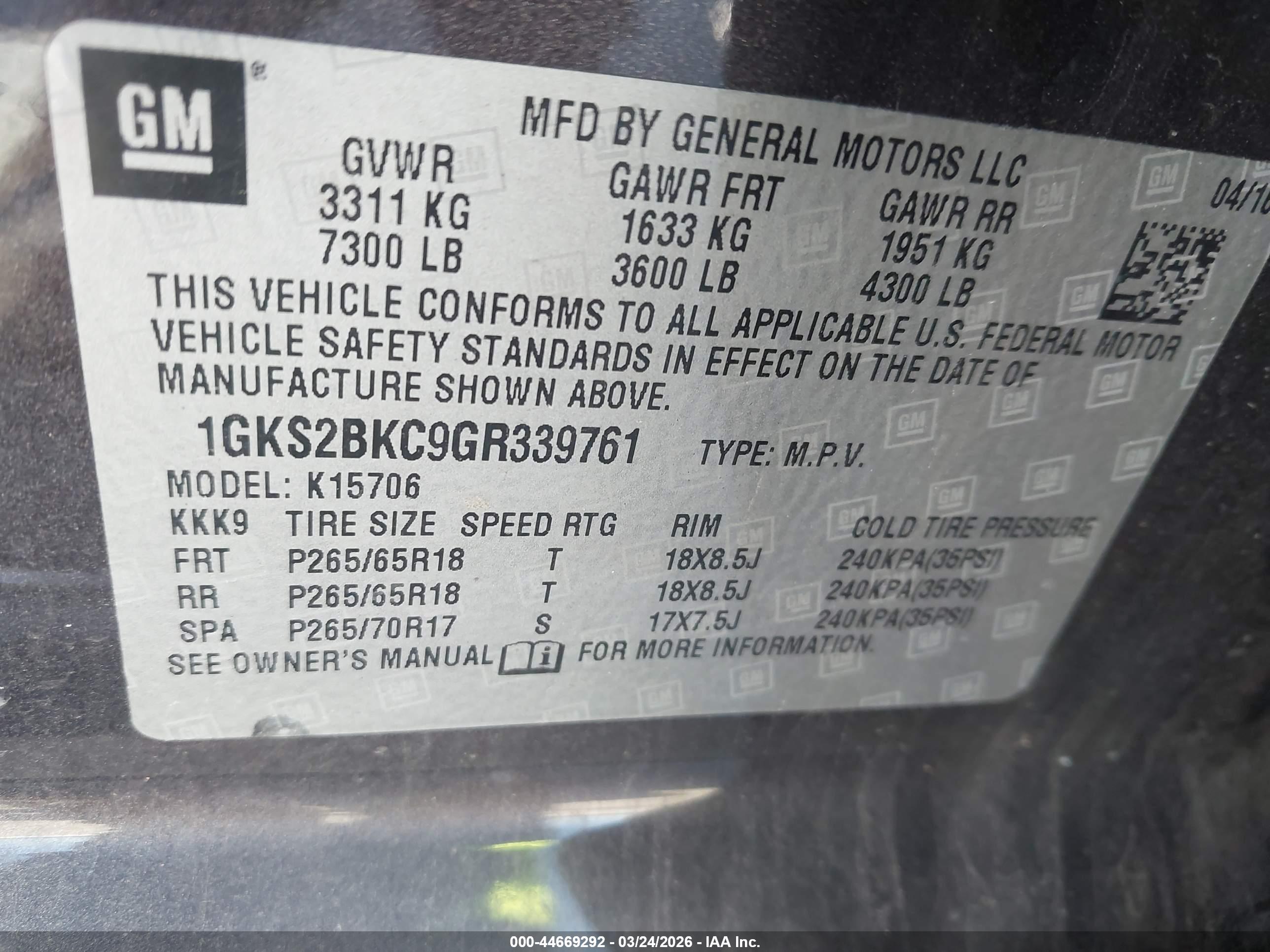 GMC YUKON image 9
