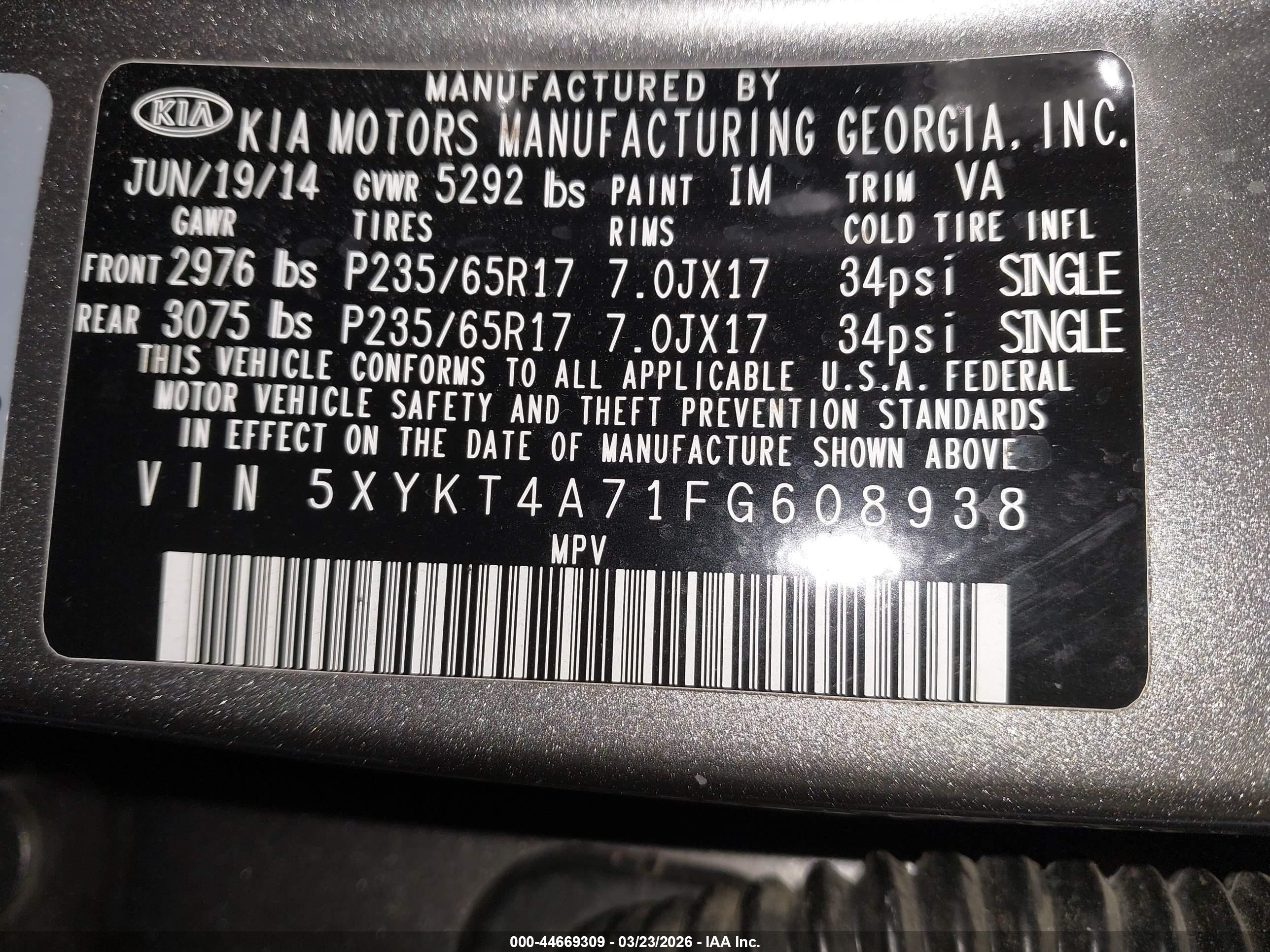 KIA SORENTO image 9