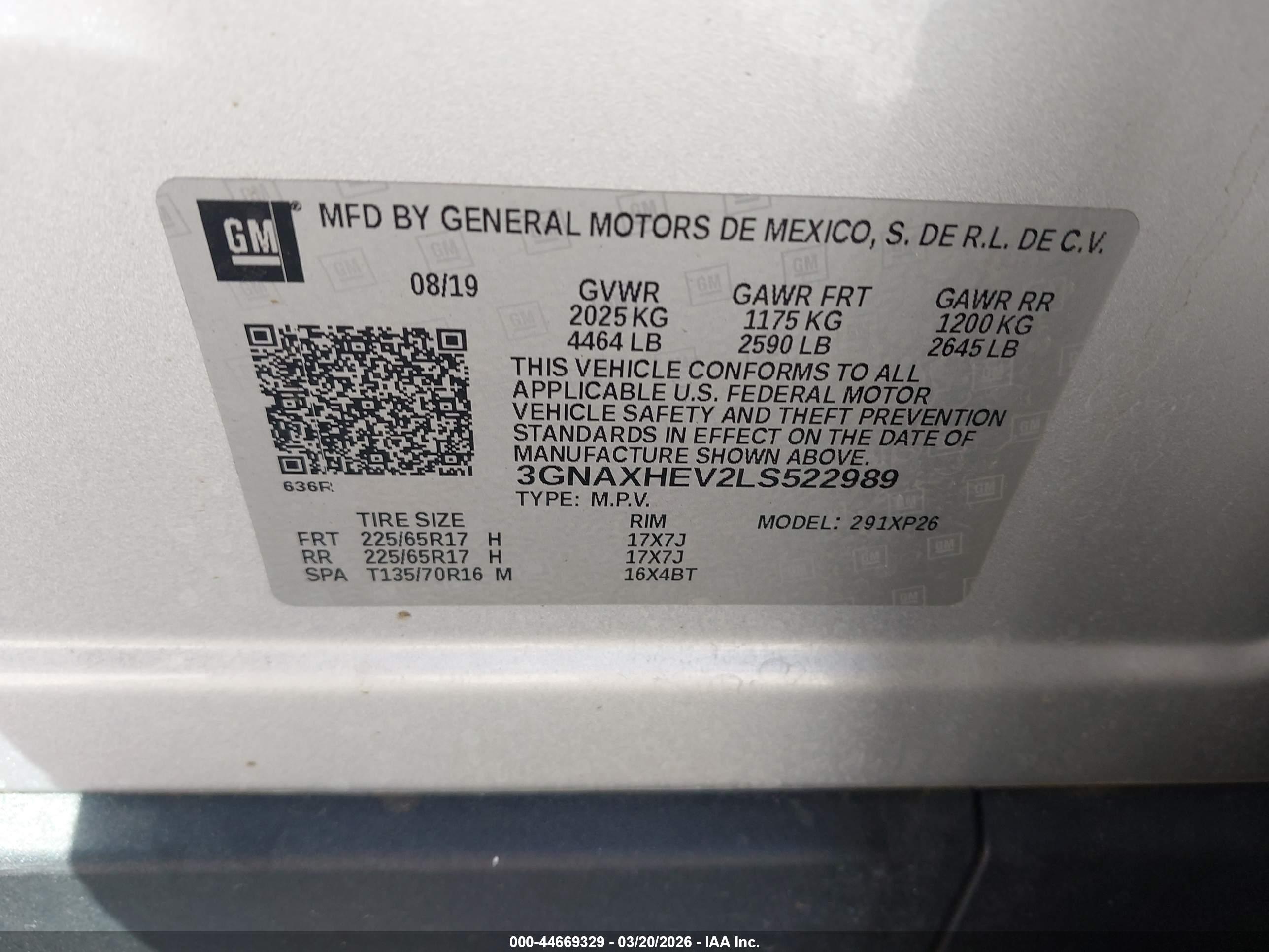 CHEVROLET EQUINOX image 9