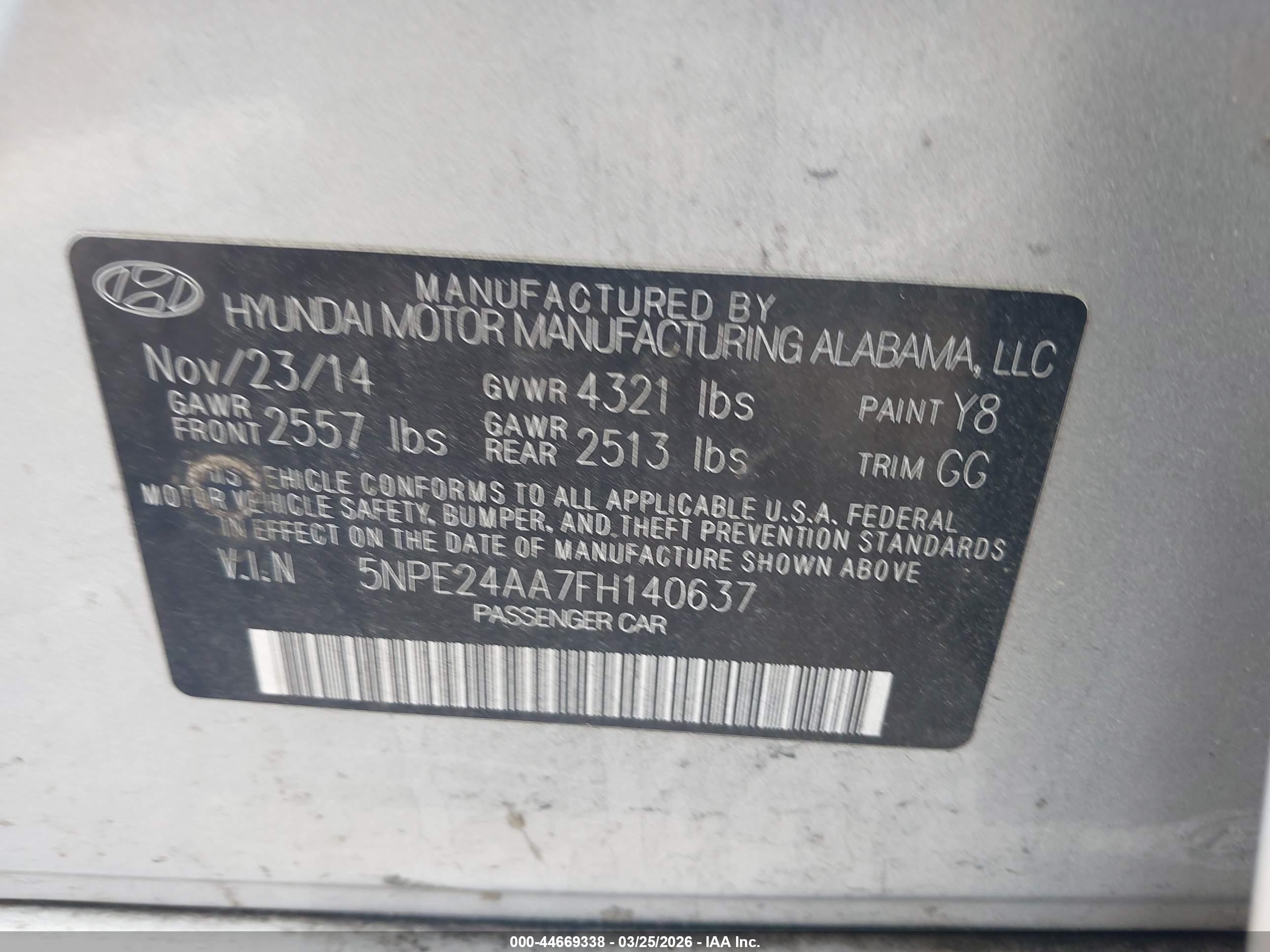 HYUNDAI SONATA image 9