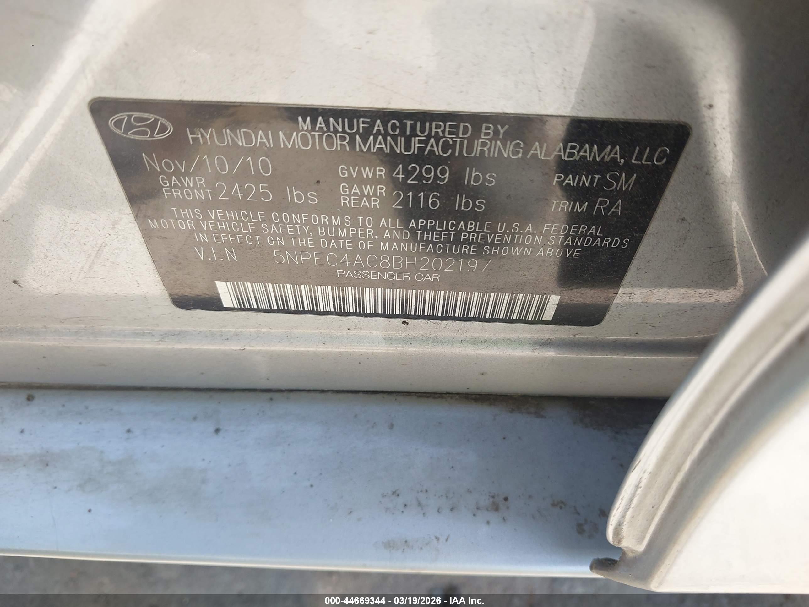 HYUNDAI SONATA image 9