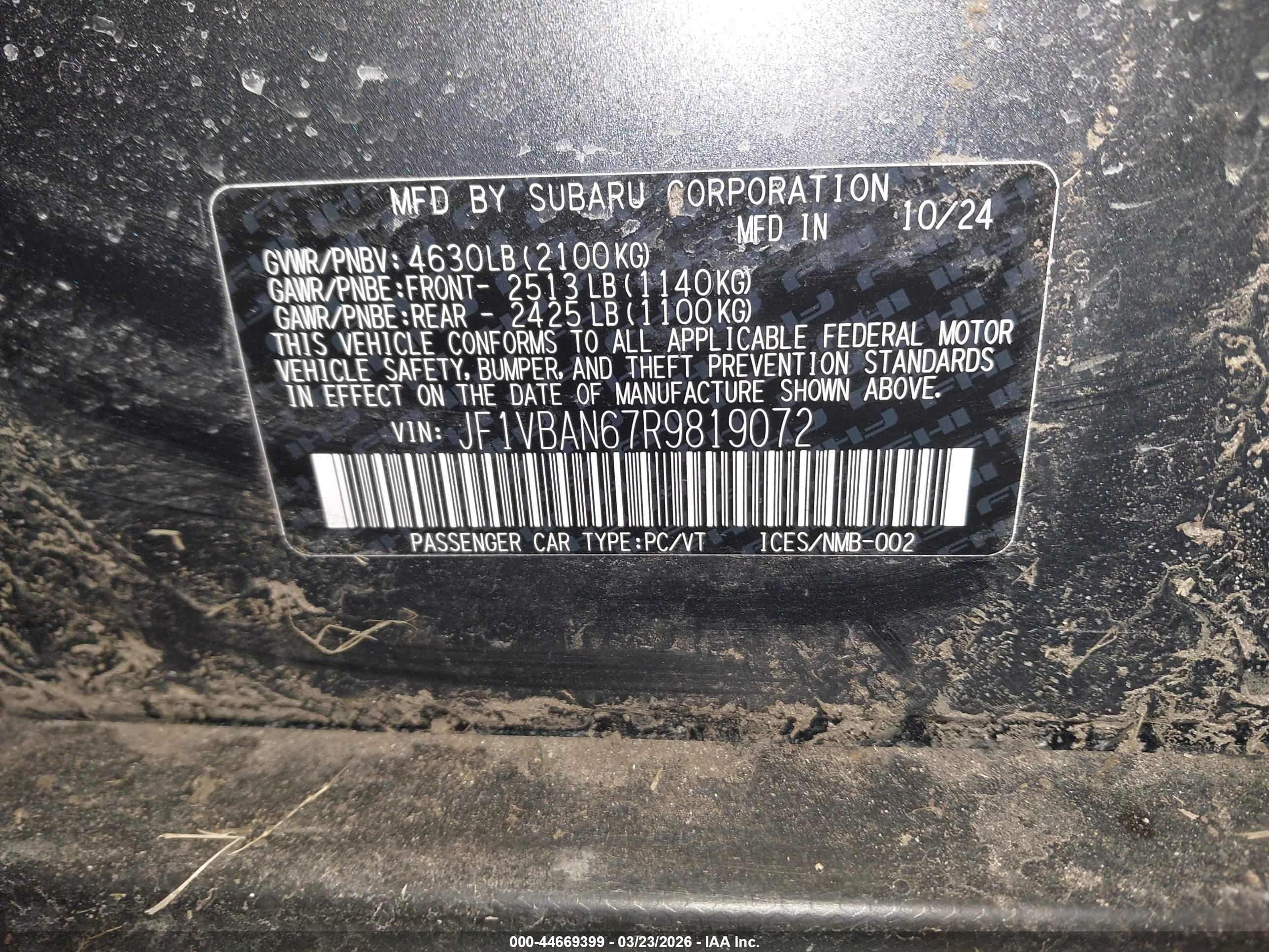 SUBARU WRX image 9
