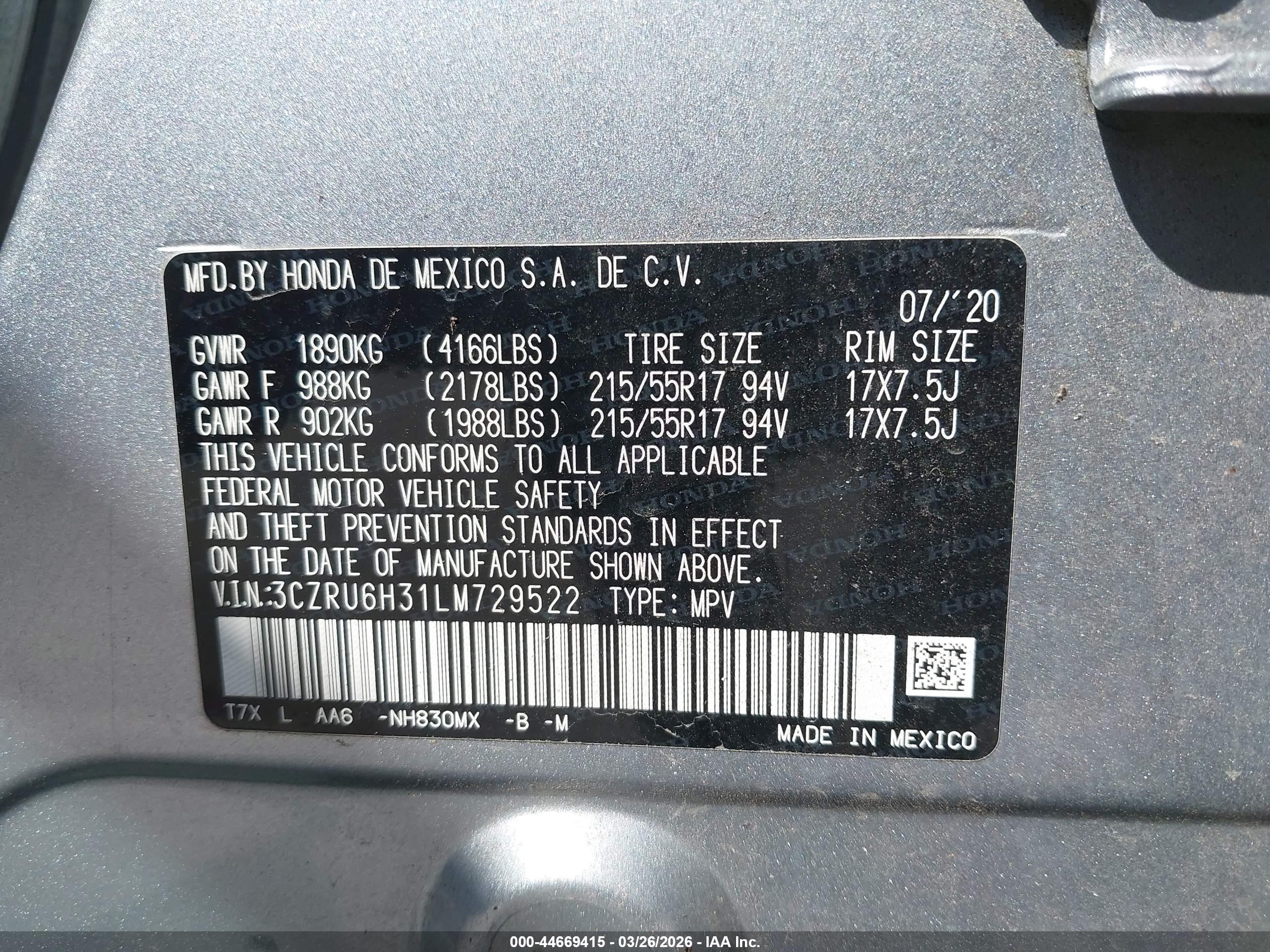 HONDA HR-V image 9
