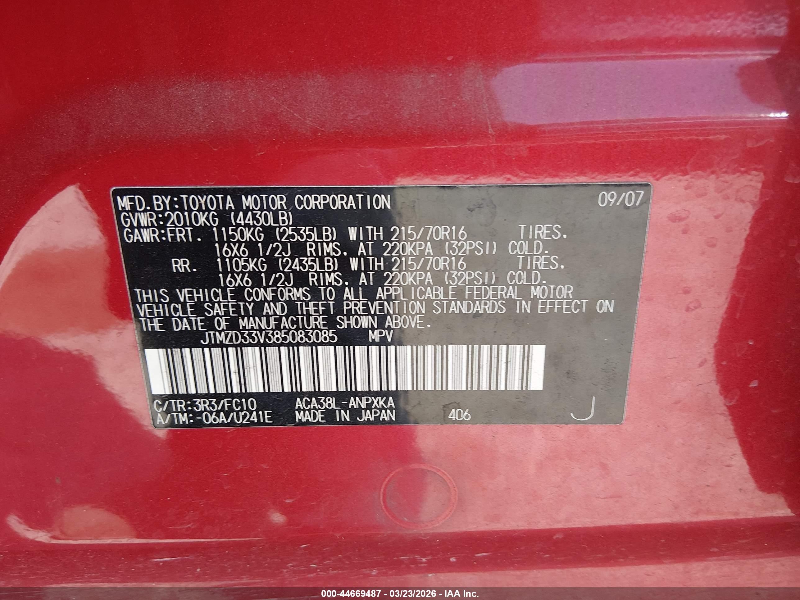TOYOTA RAV4 image 9