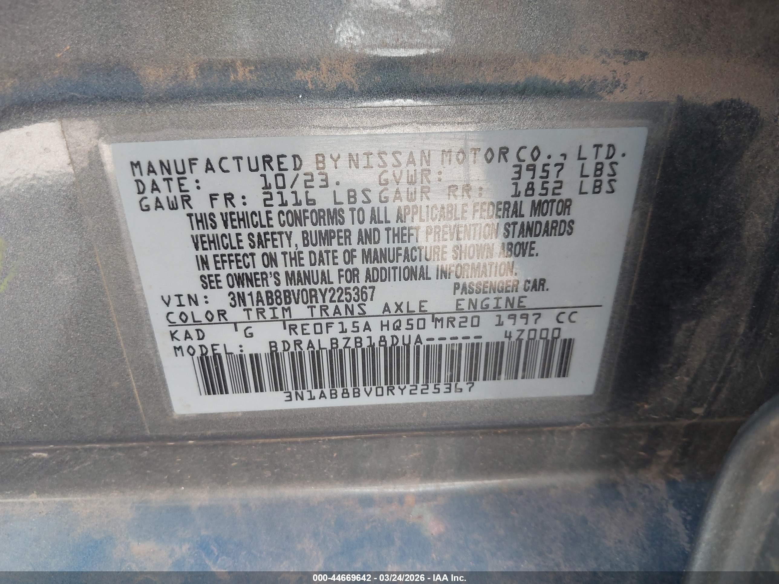 NISSAN SENTRA image 9