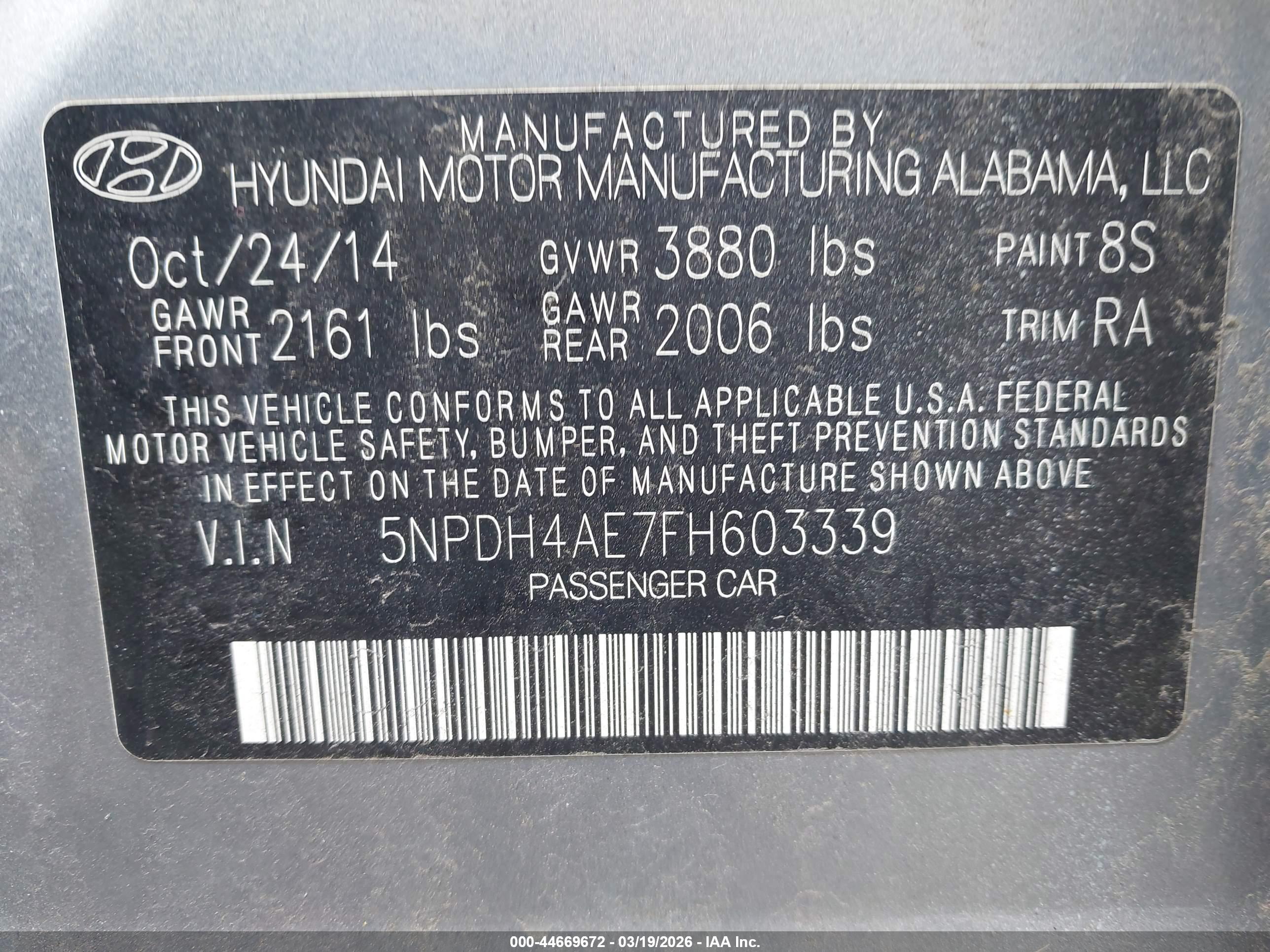 HYUNDAI ELANTRA image 9