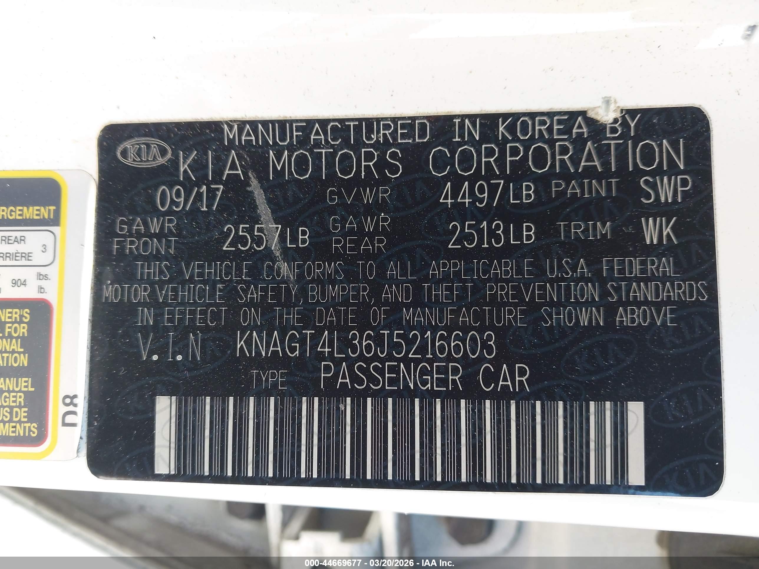 KIA OPTIMA image 9