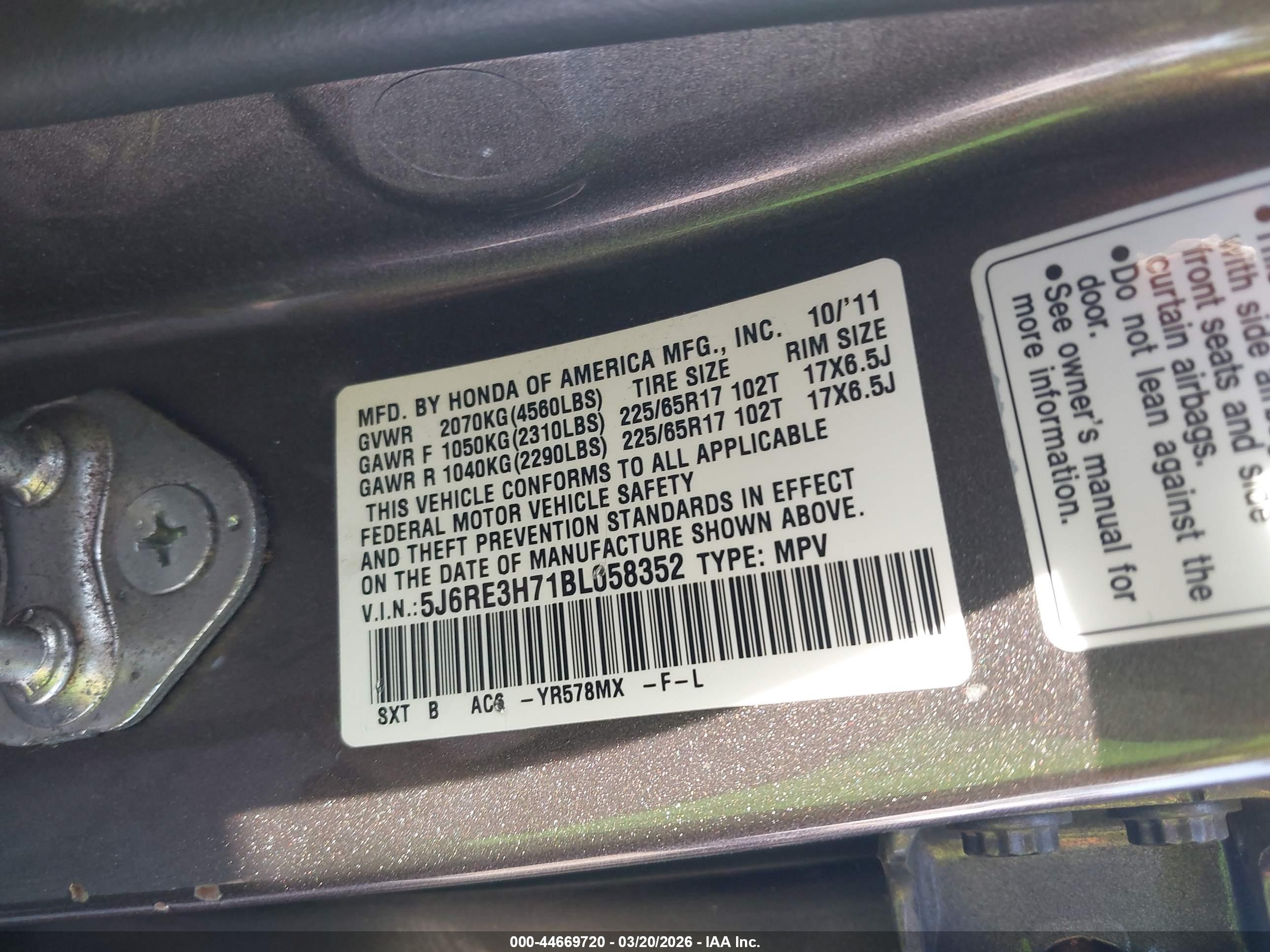 HONDA CR-V image 9