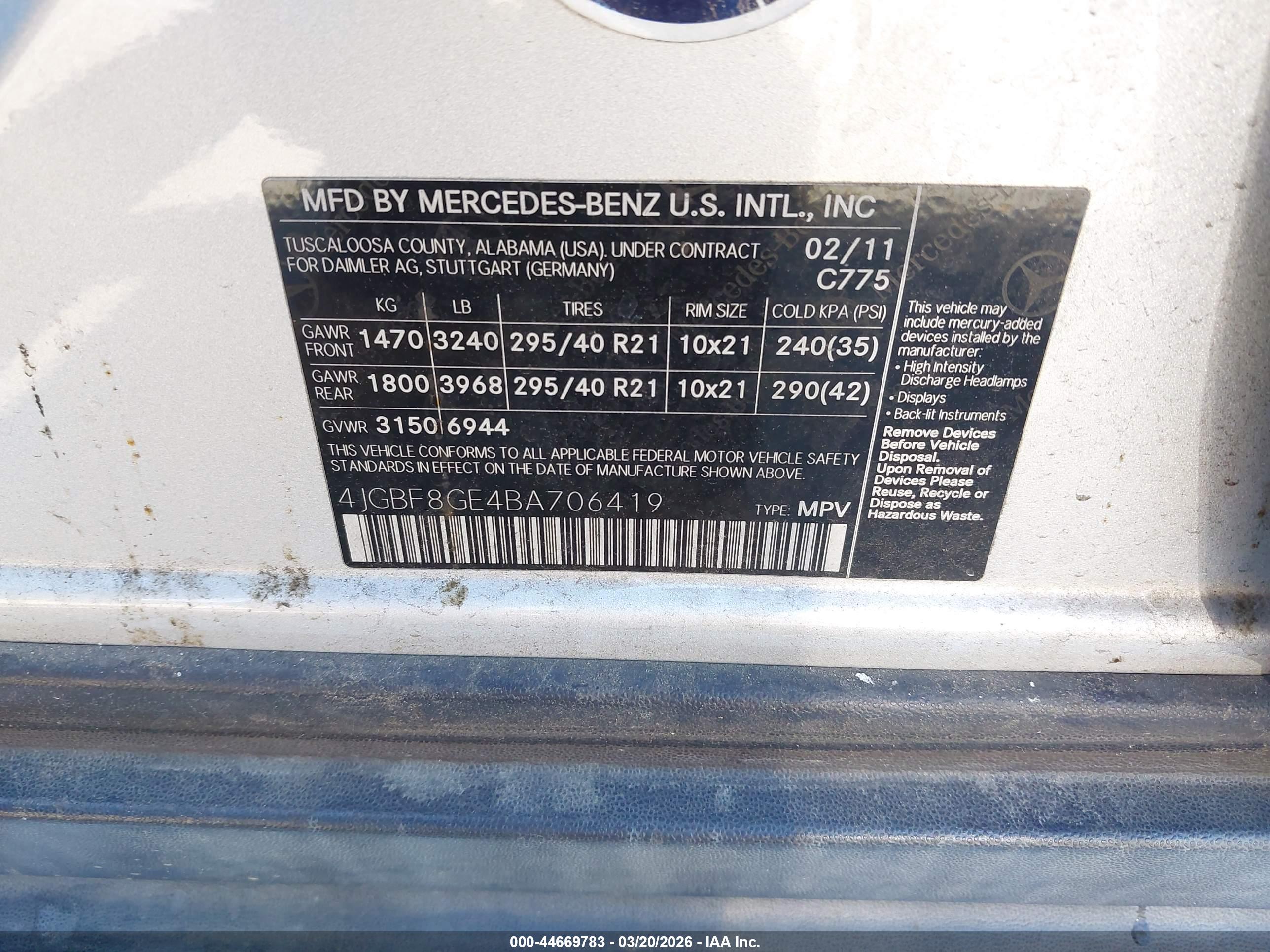 MERCEDES-BENZ GL image 9